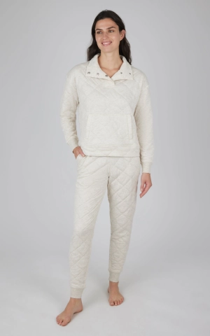 2 PC Quilted Jogger Set