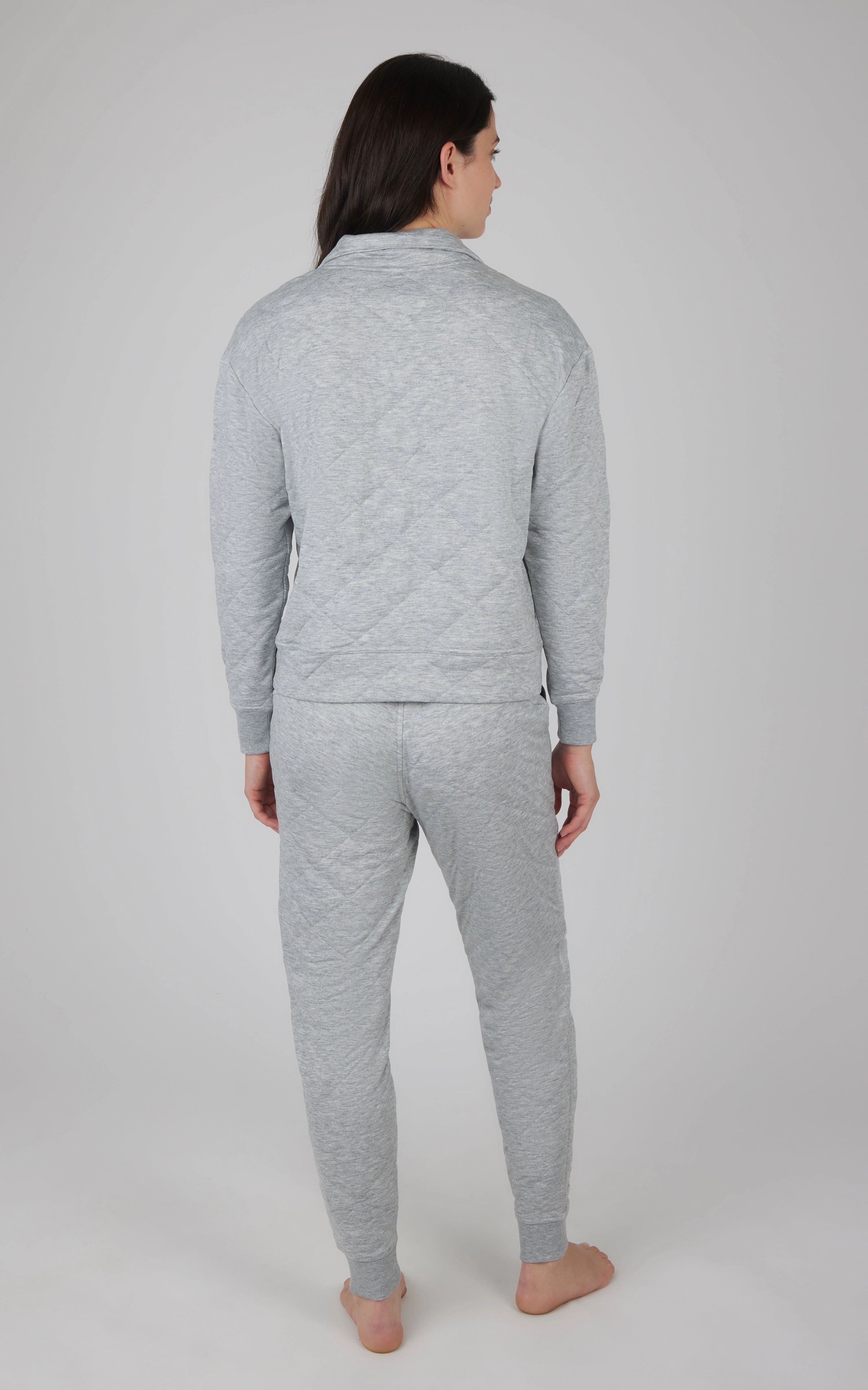 2 PC Quilted Jogger Set