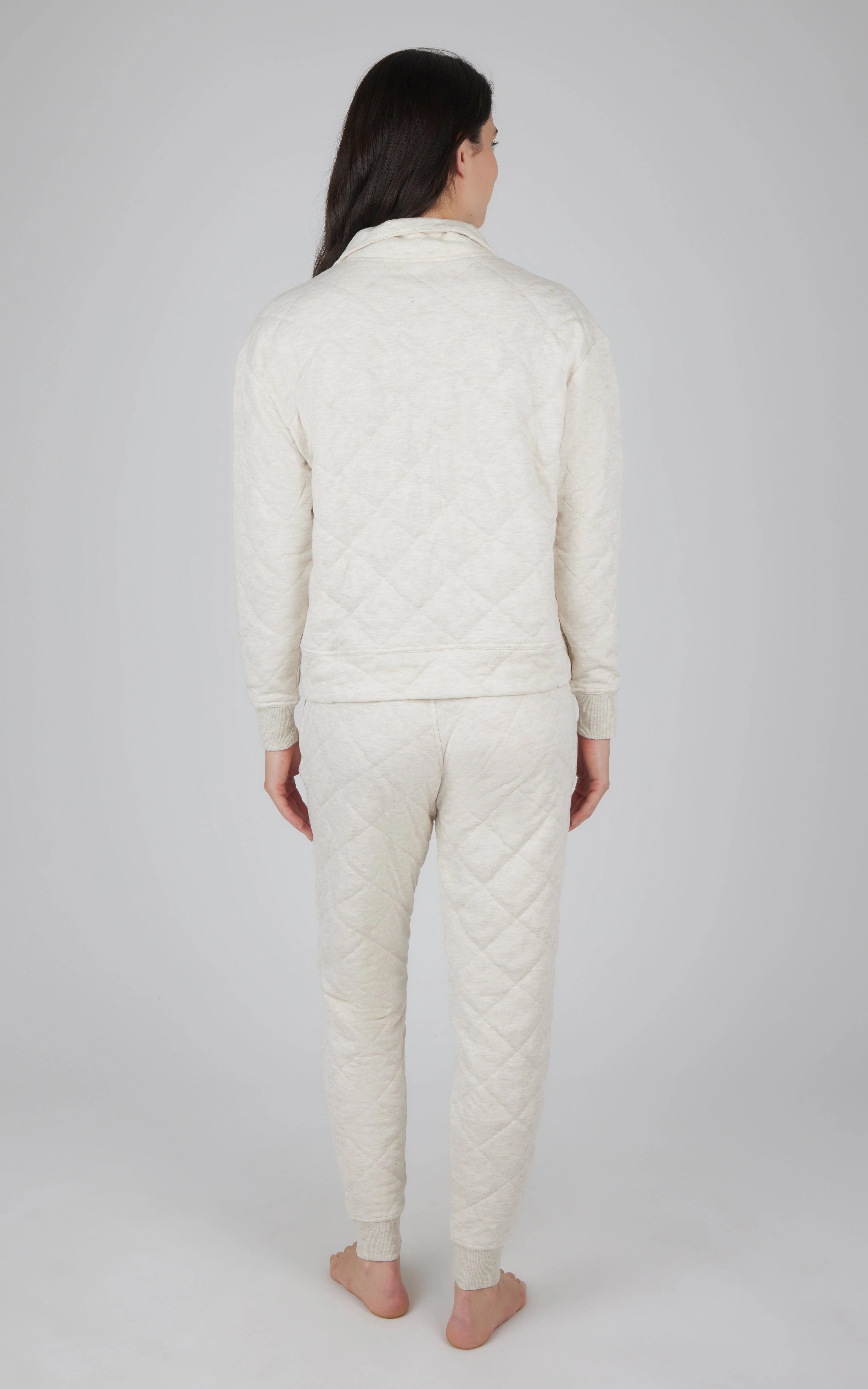 2 PC Quilted Jogger Set