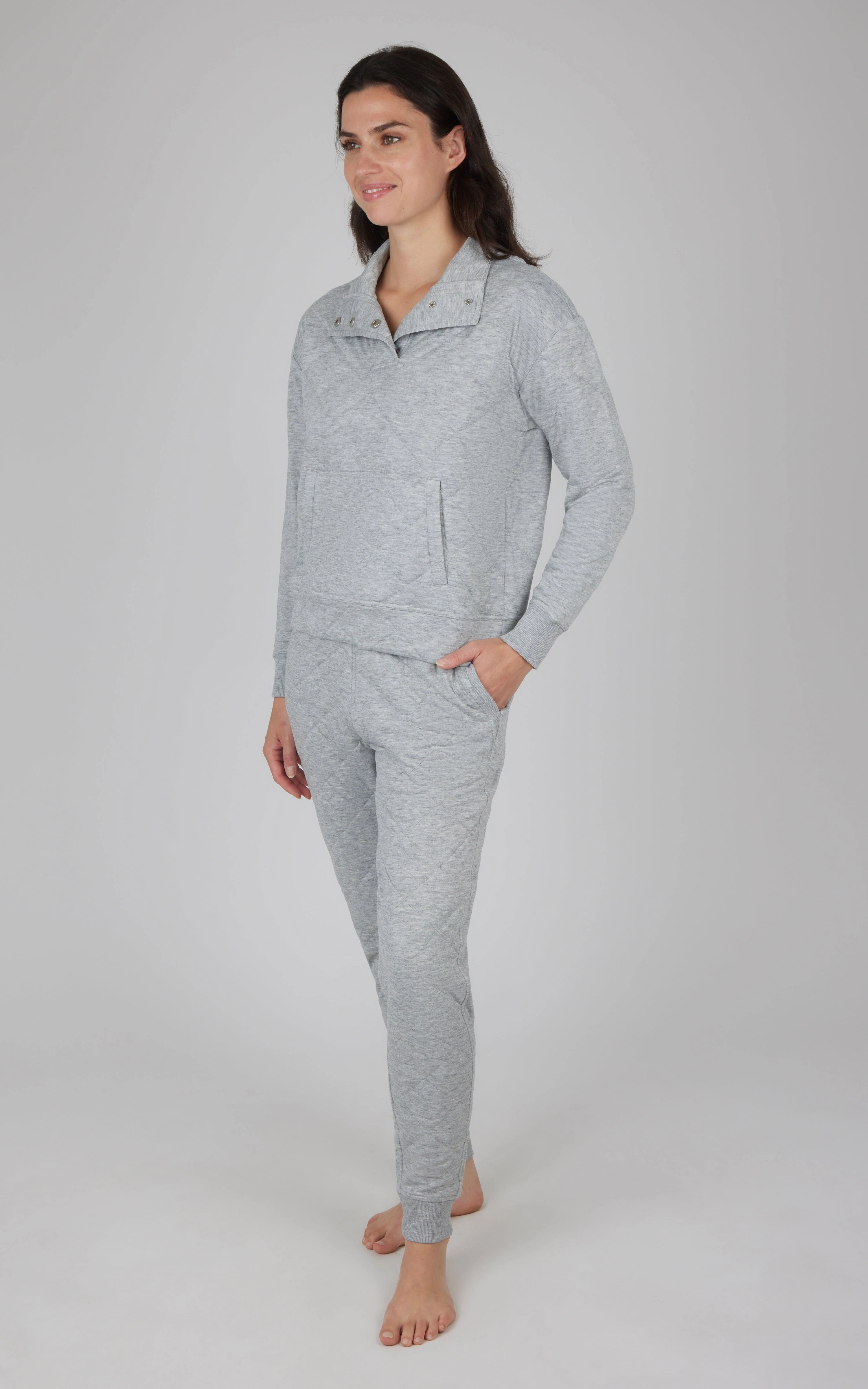 2 PC Quilted Jogger Set