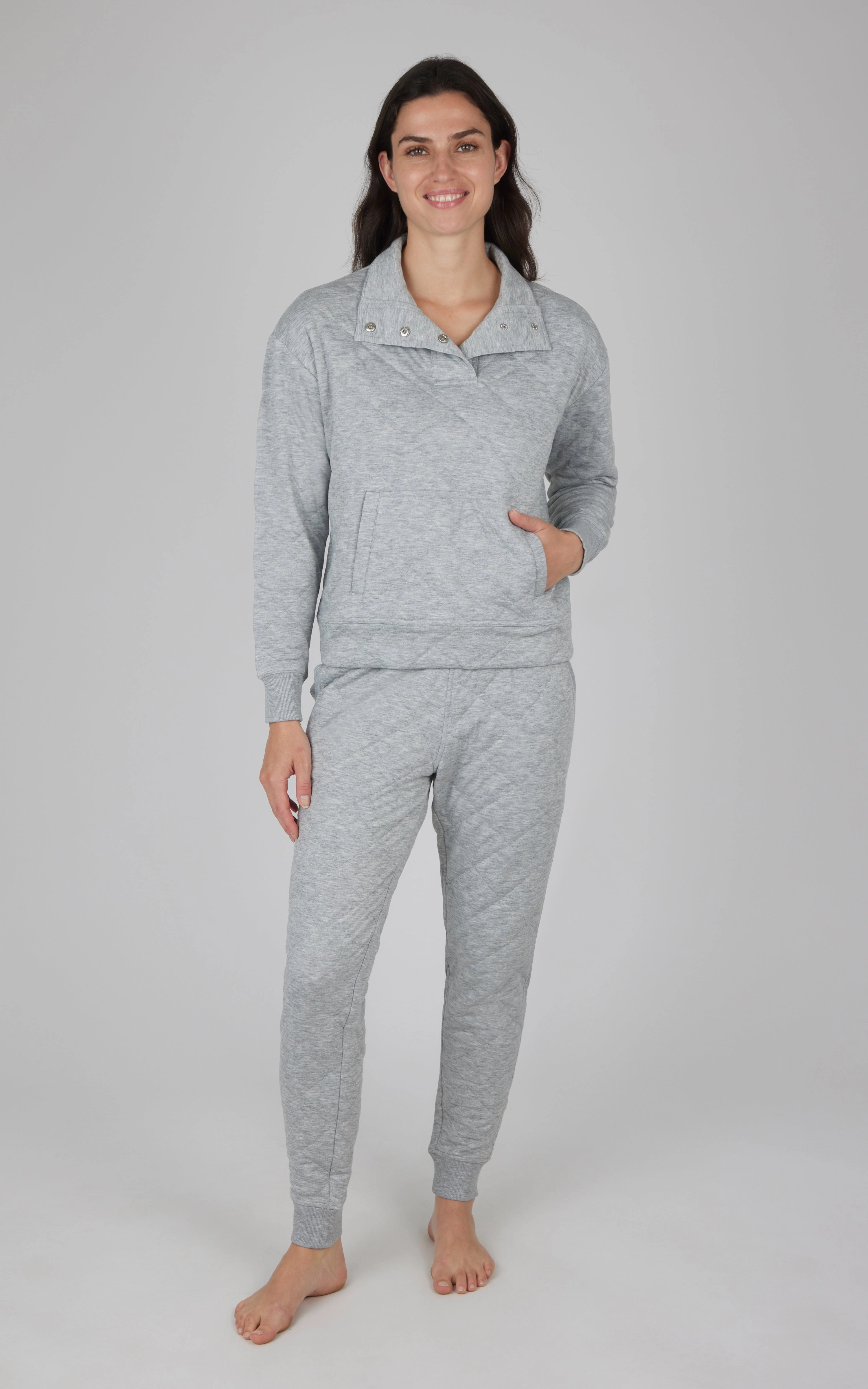 2 PC Quilted Jogger Set