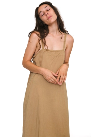 A-Line Slip Dress,  Brindle