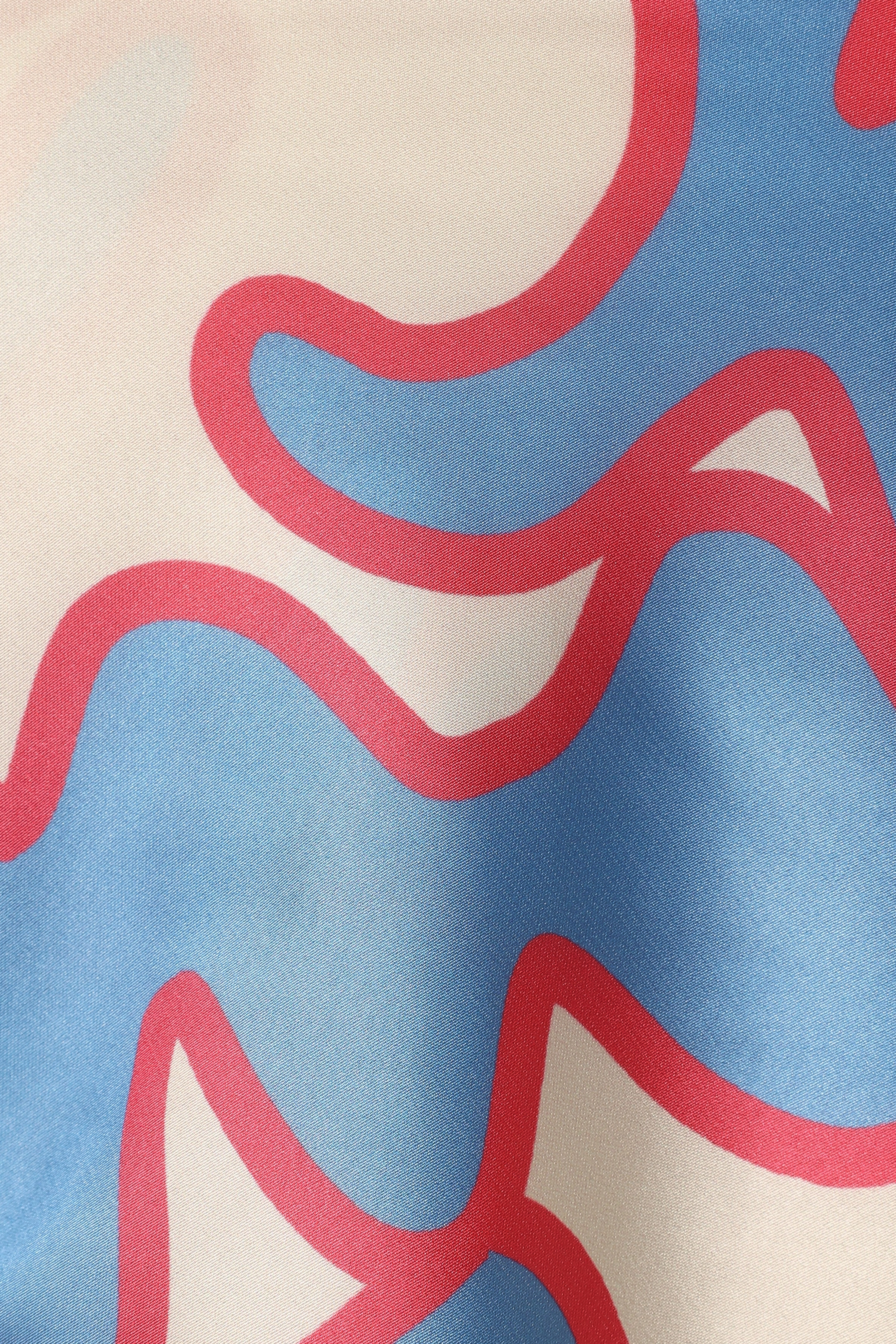 Akeli Scarf Top - Flori Print