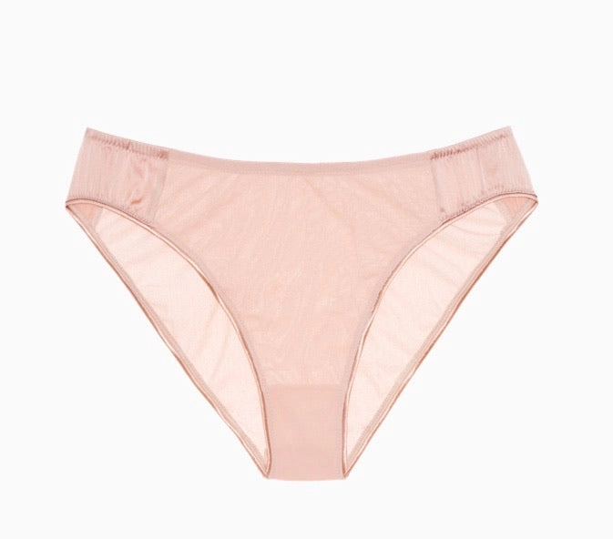 ARAKS~Tasia mesh Bralette ( Buff and Black)