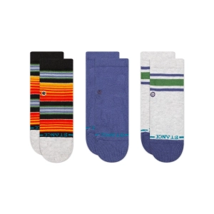 Baby and Toddler Crew Socks - Rockford 3 Pack - Indigo