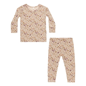 Bamboo Pajama Set - Posy - Shell - FINAL SALE