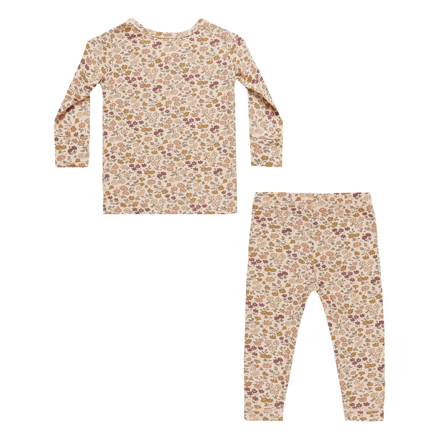 Bamboo Pajama Set - Posy - Shell - FINAL SALE