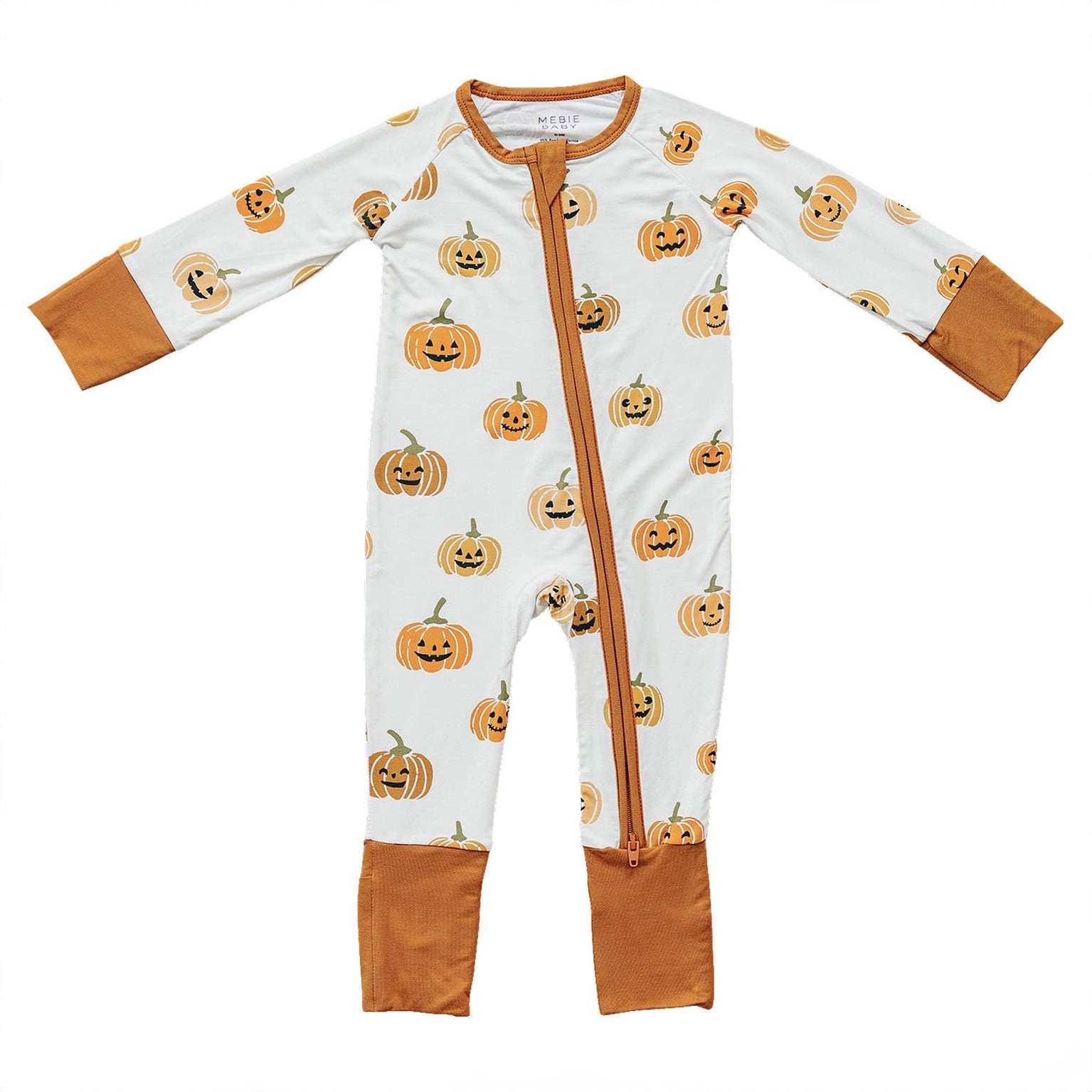Bamboo Zipper - Pumpkins