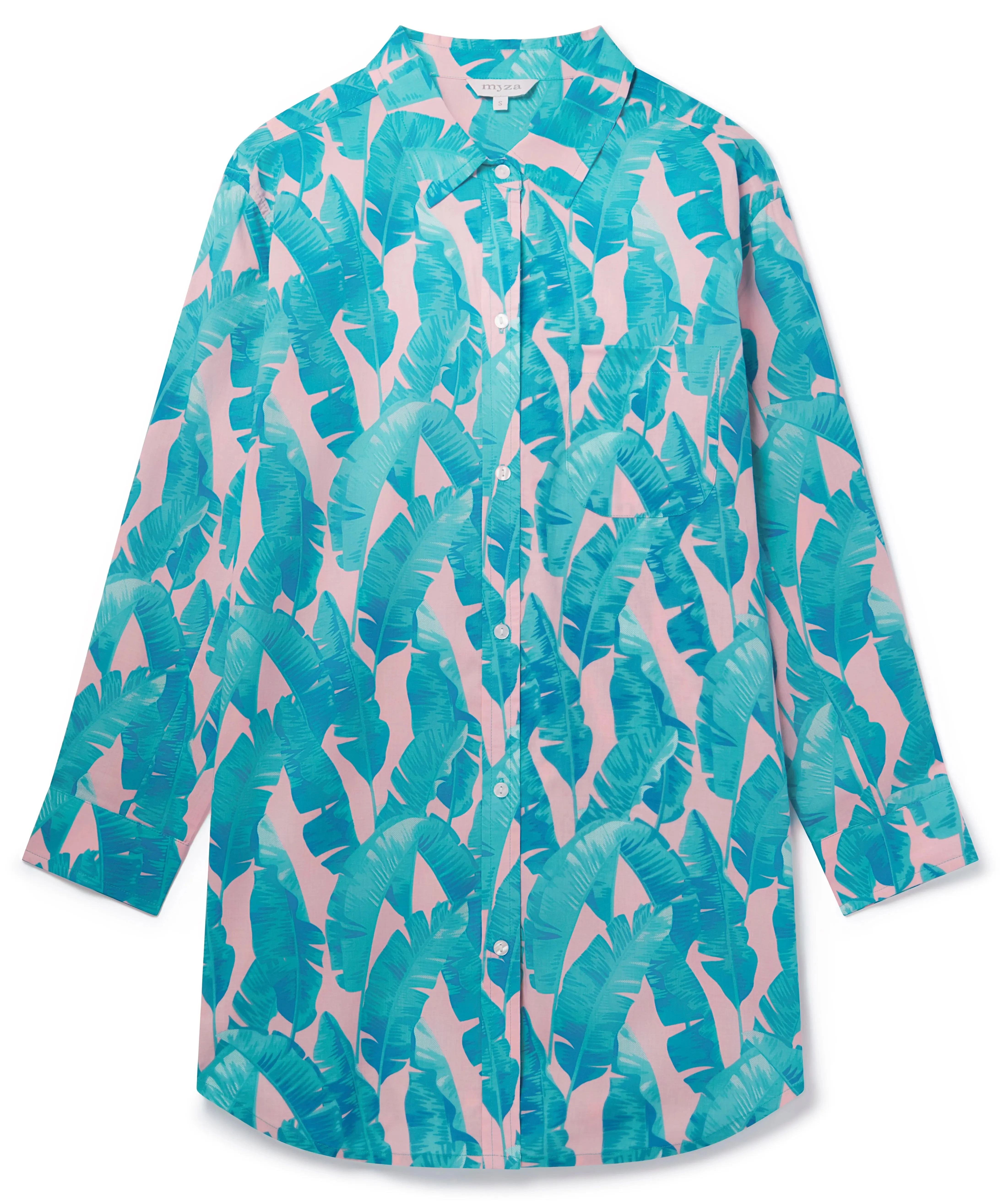 Banana Leaves Women's Organic Cotton Nightshirt