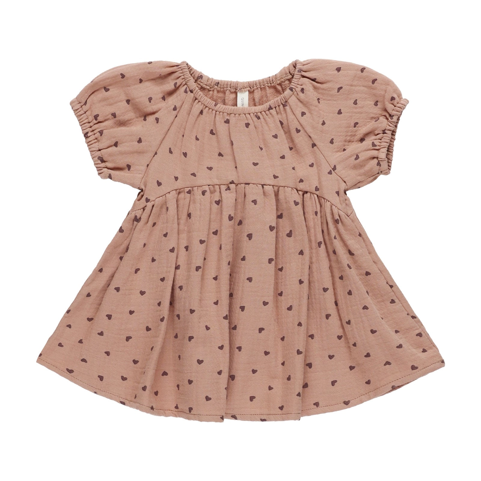 Bella Dress - Hearts - Rose - FINAL SALE