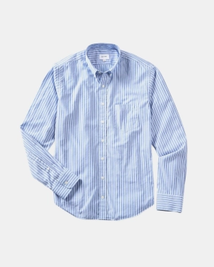 Blue Stripe Italian Cotton Shirt
