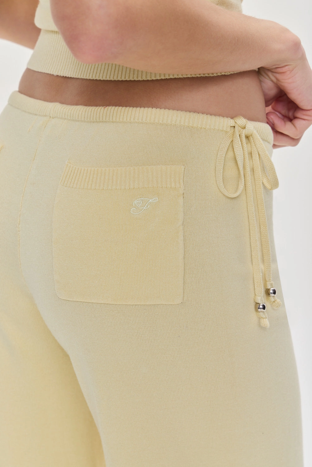 Breeze Low Rise Knit Pants - Buttercup