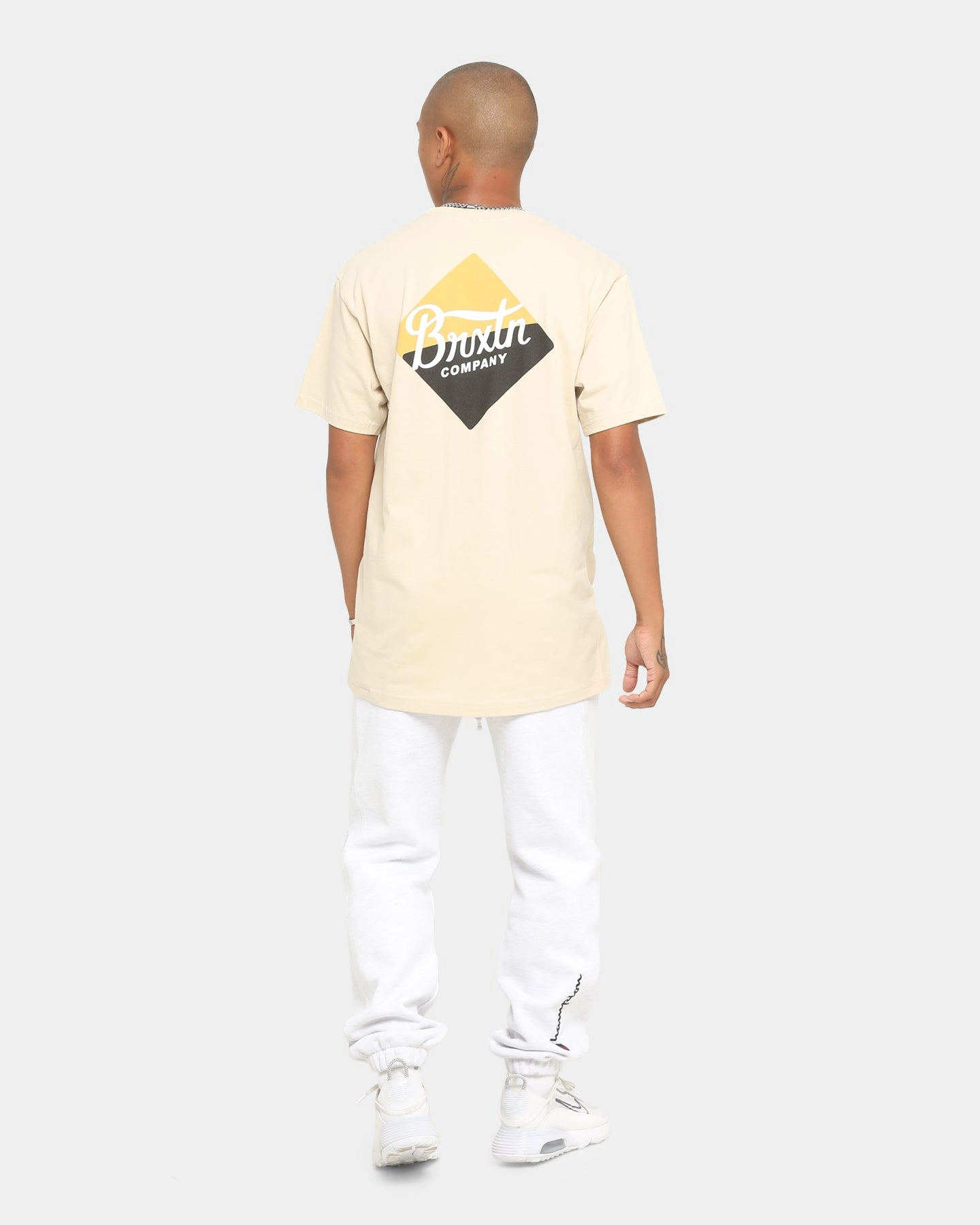 Brixton Covet Short Sleeve T-Shirt Cream