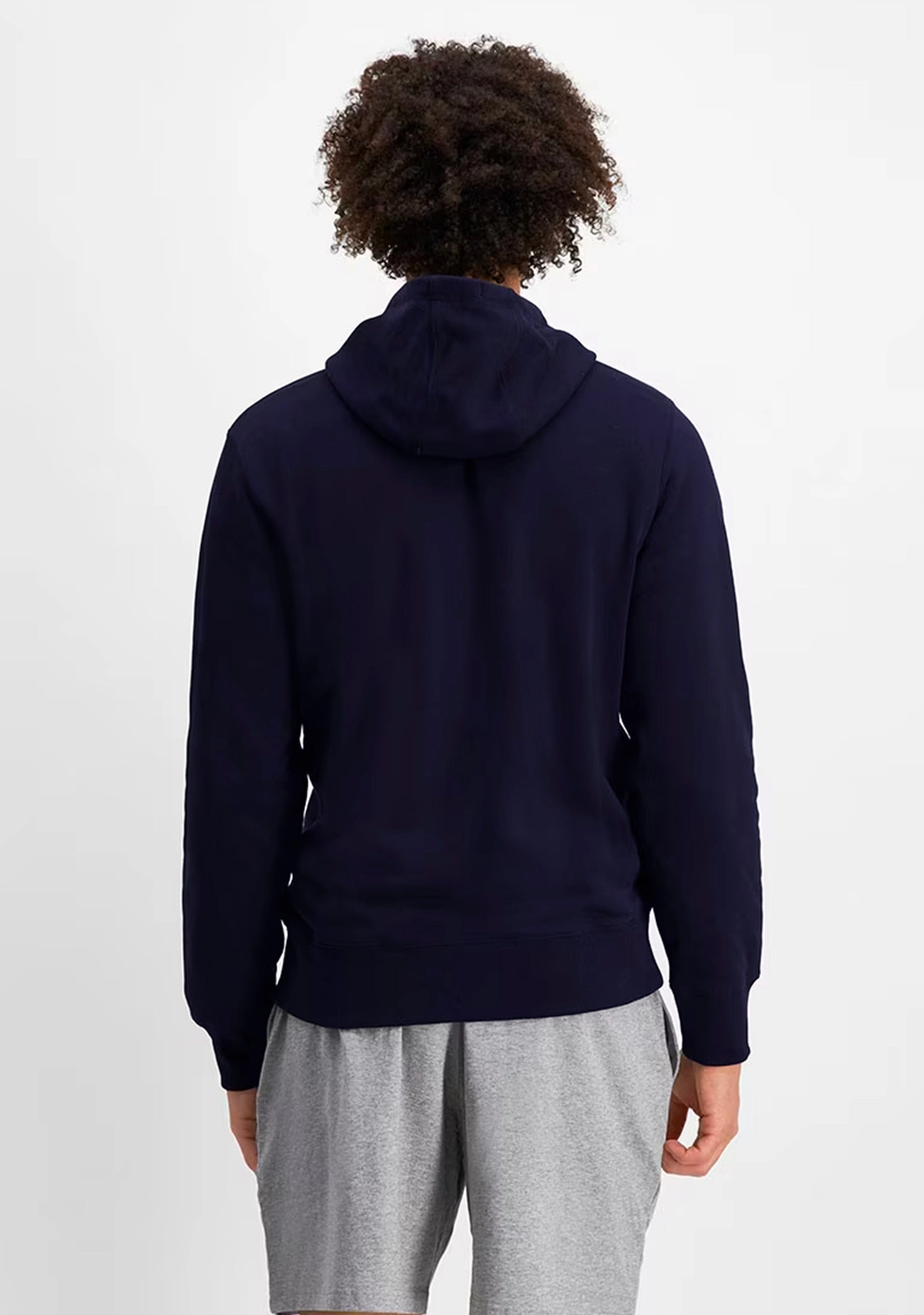 Champion Mens Script Hoodie Navy