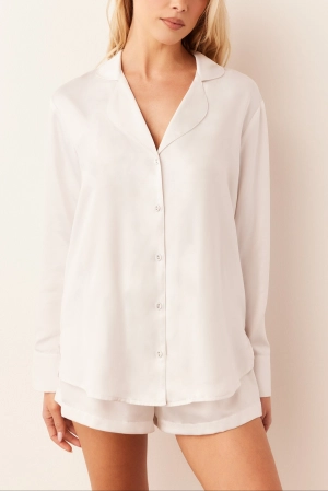 Charlotte PJ Set | Blanc