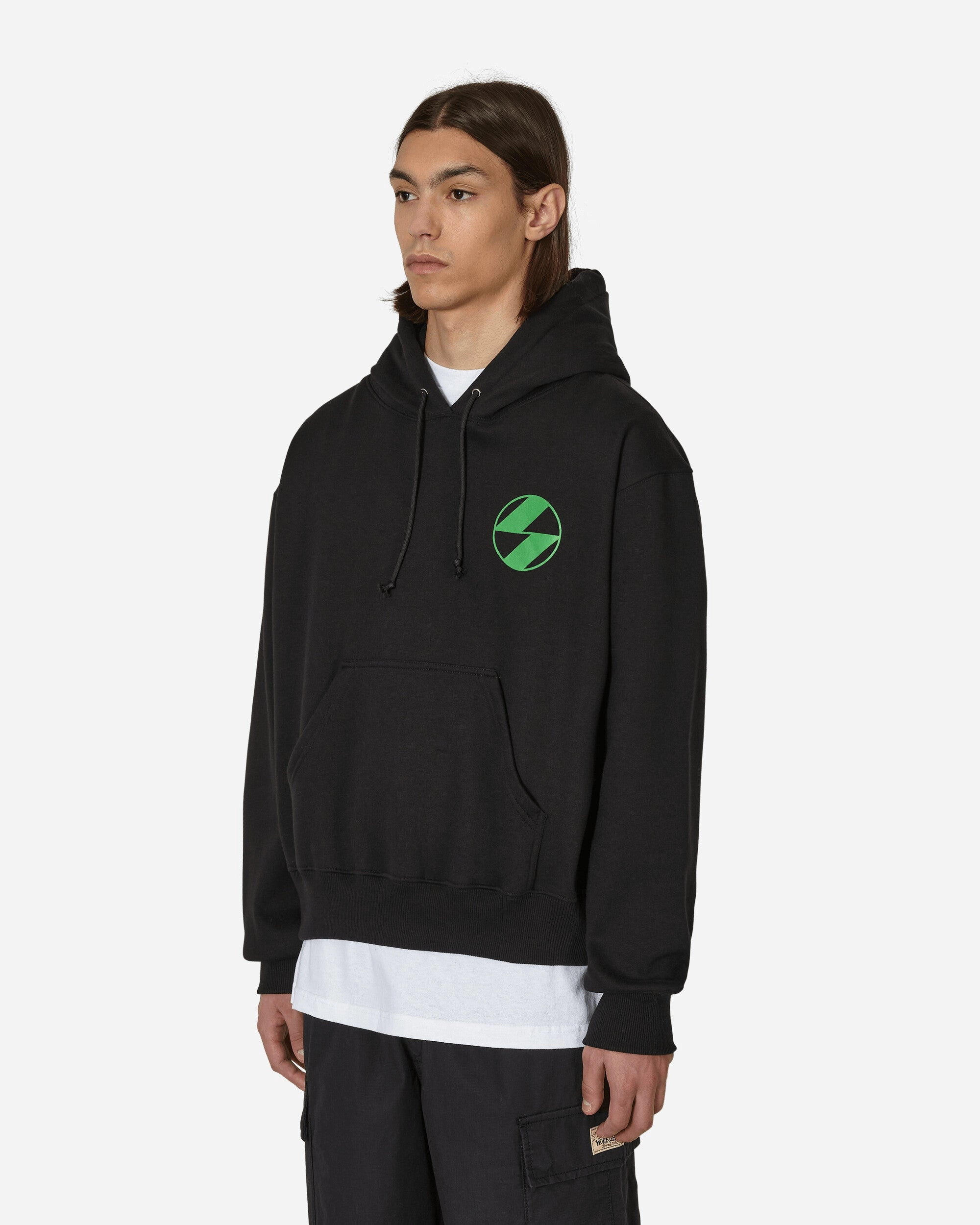 Classic Emblem Hooded Sweatshirt Black
