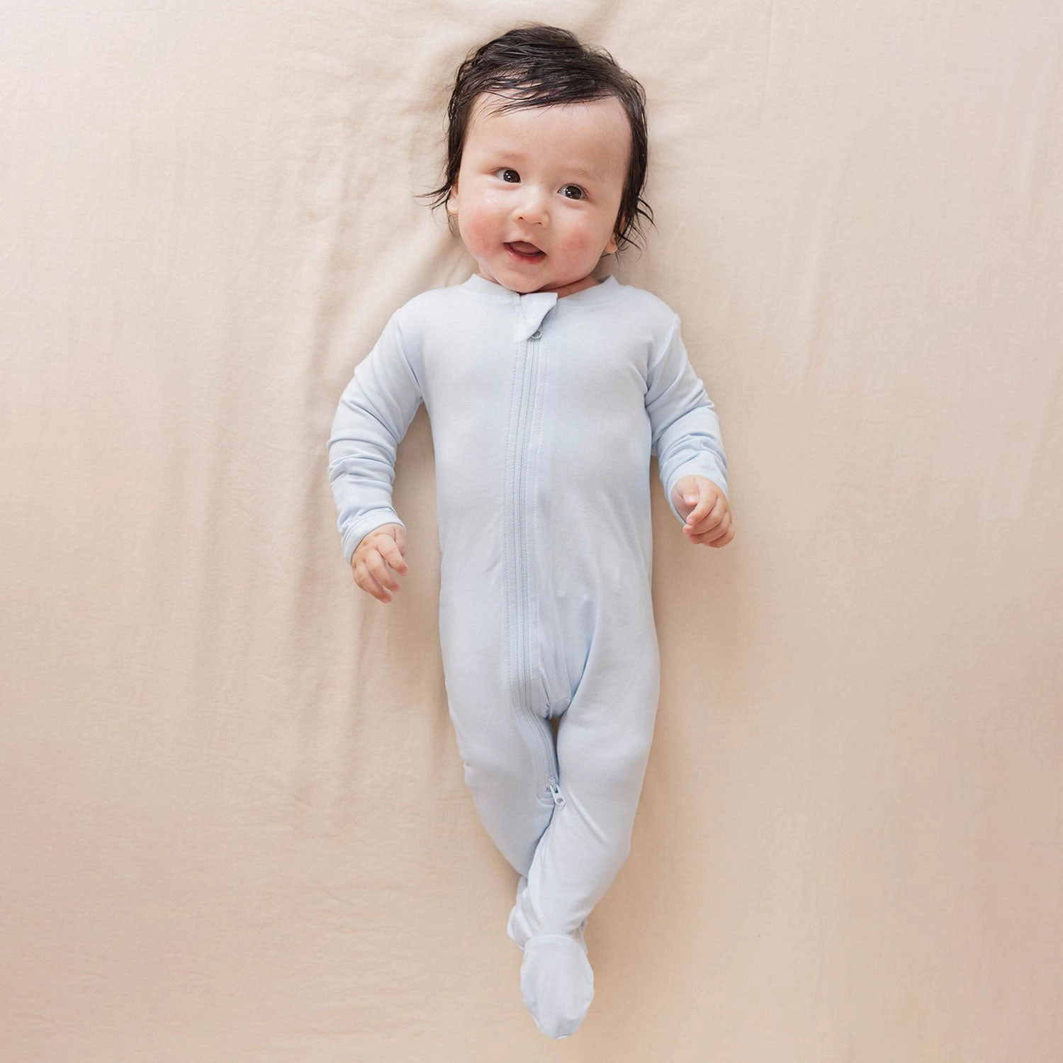 CloudBlend™ Footed Pajamas - Dove
