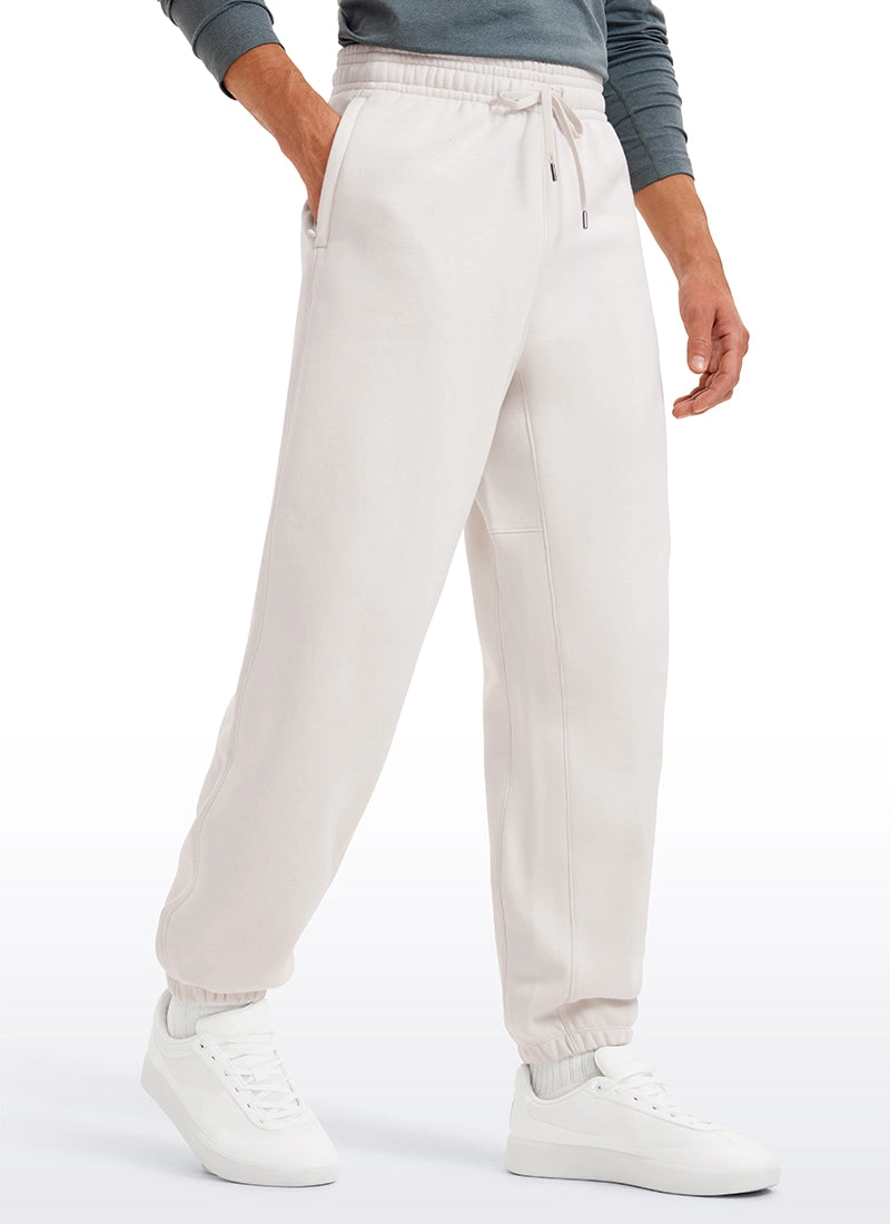 Cotton Fleece Sweatpants with Pockets 32''