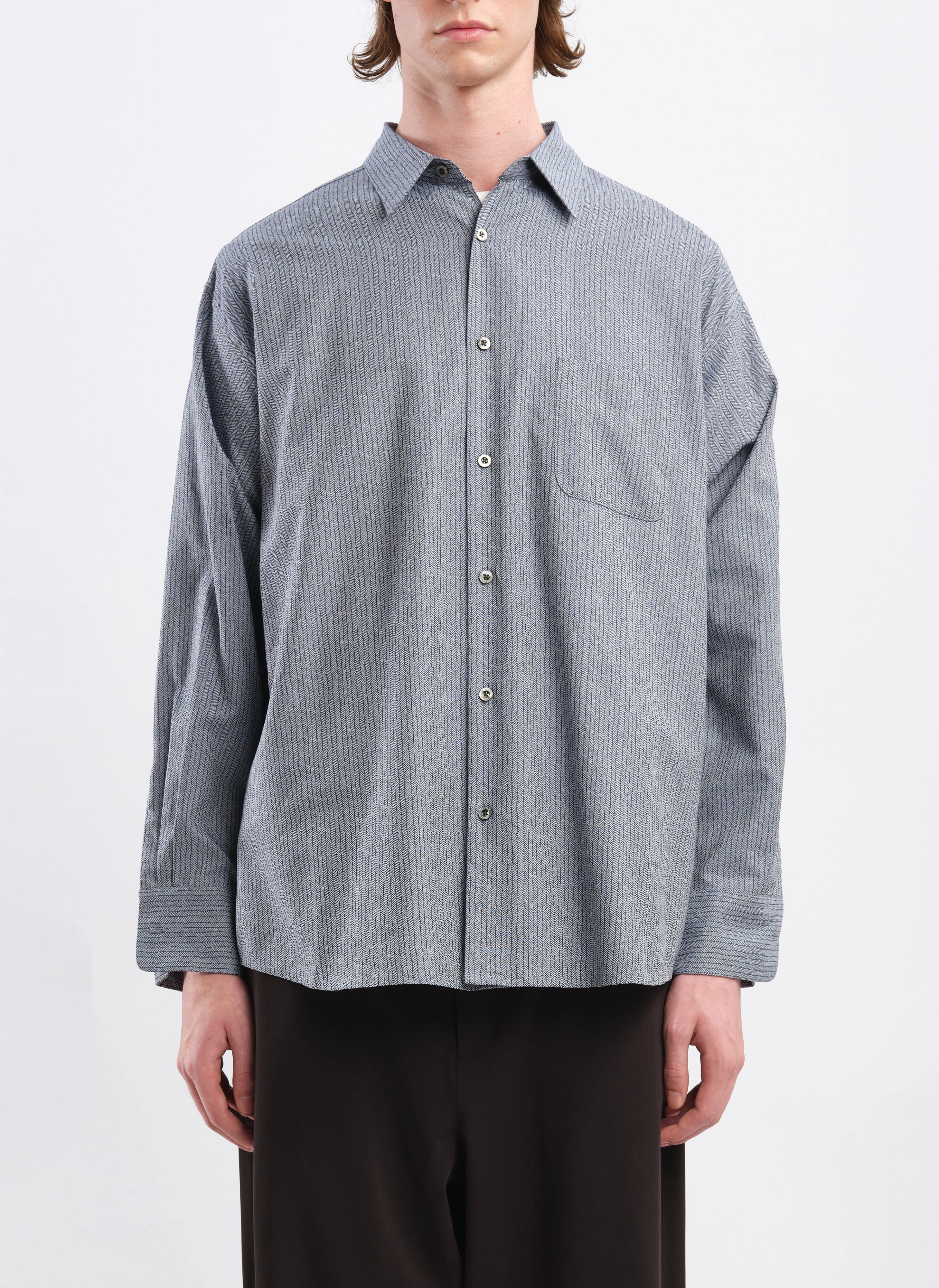 Cotton Jacquard Classic Shirt