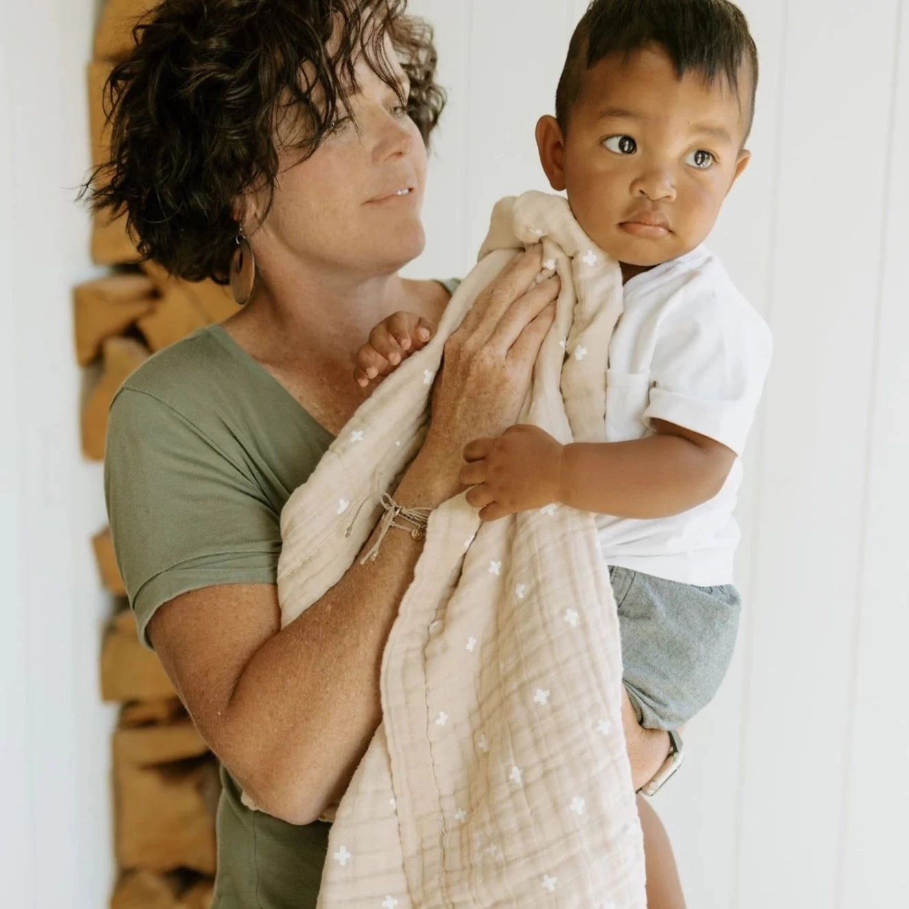 Cotton Muslin Baby Quilt