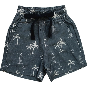 Cotton Shorts - Navy Surfer