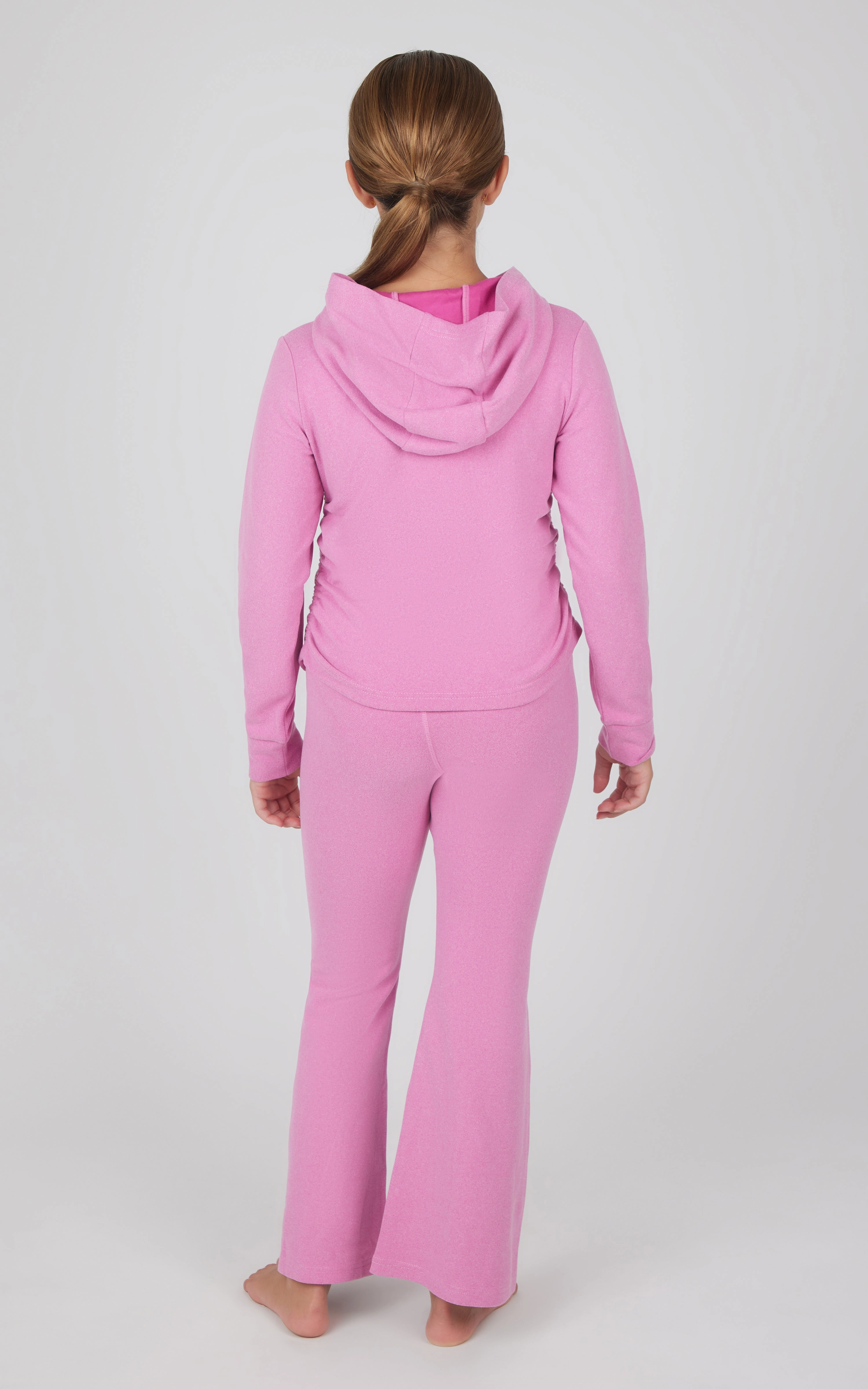 Girls 2 PC Hoodie and Flared Leg Pant