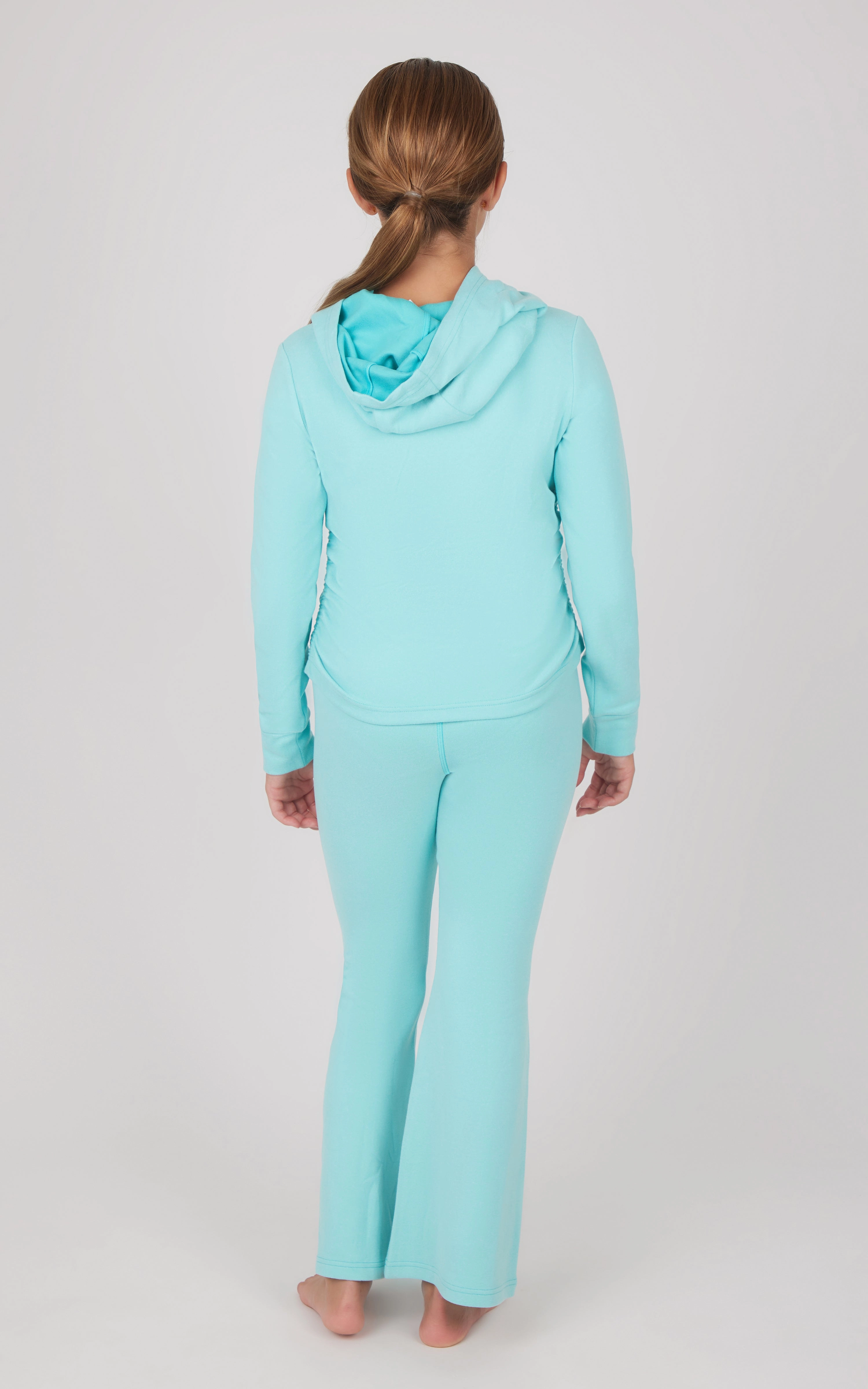 Girls 2 PC Hoodie and Flared Leg Pant