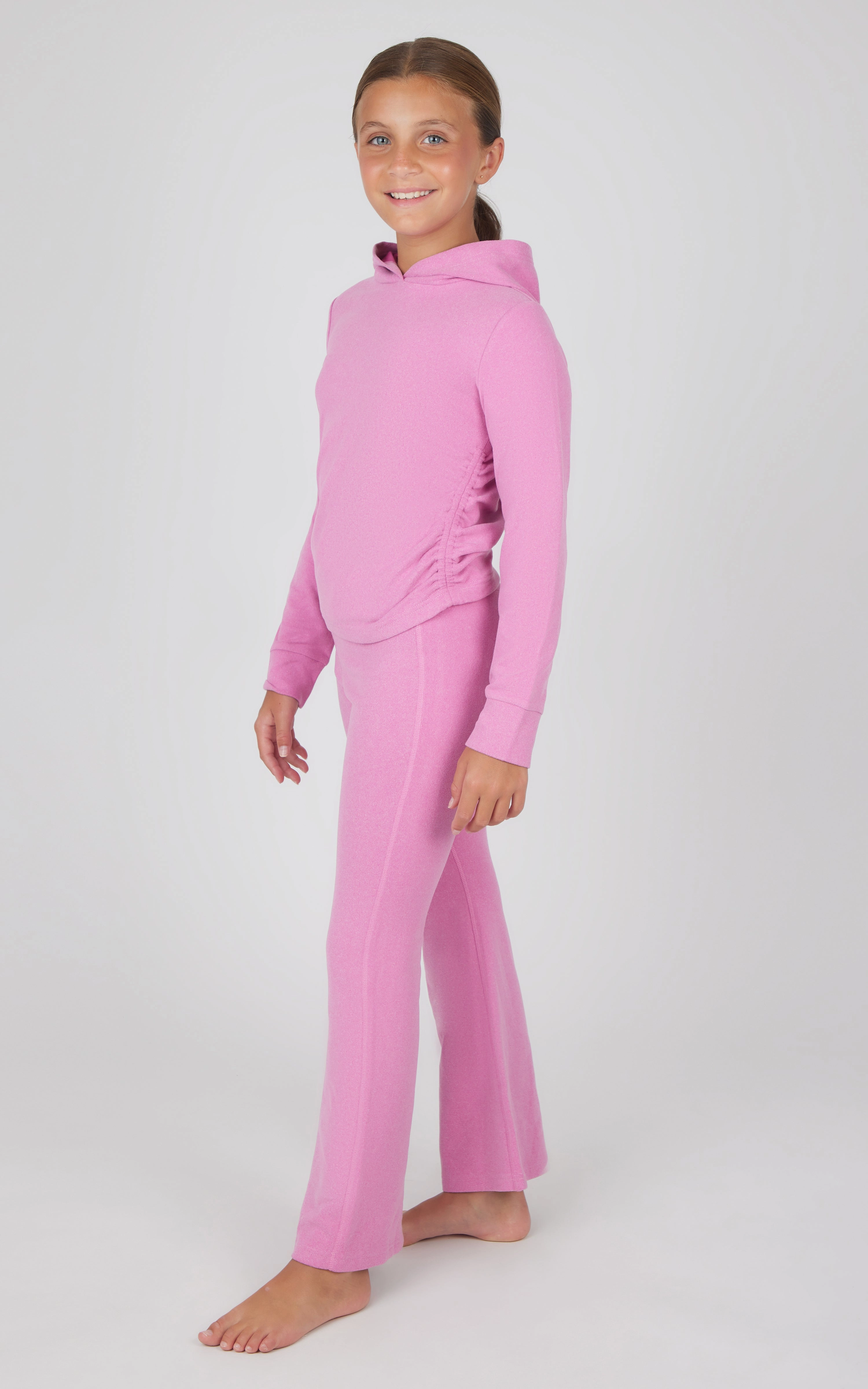Girls 2 PC Hoodie and Flared Leg Pant
