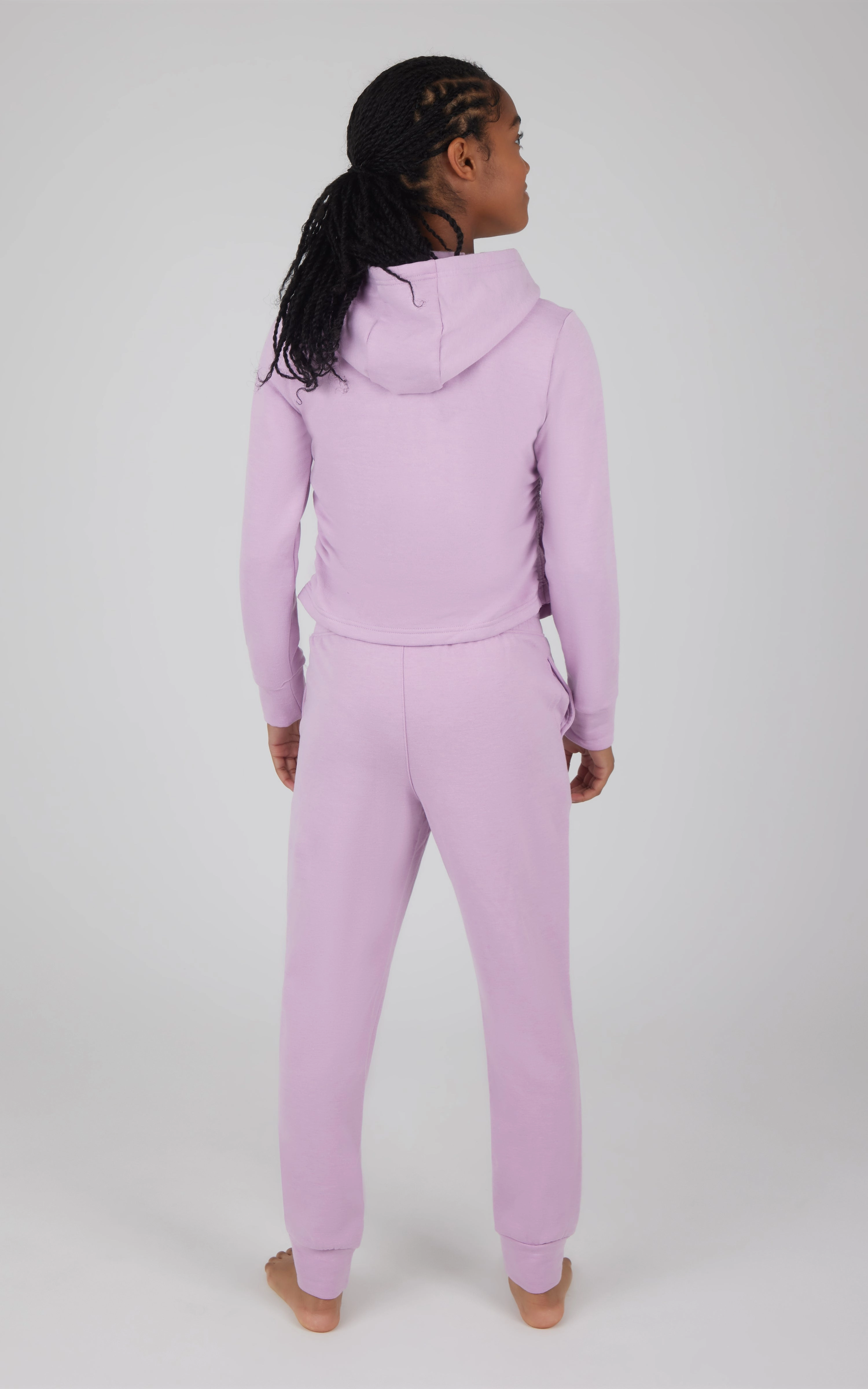 Girls 2 PC Terry Brushed Hoodie and Jogger