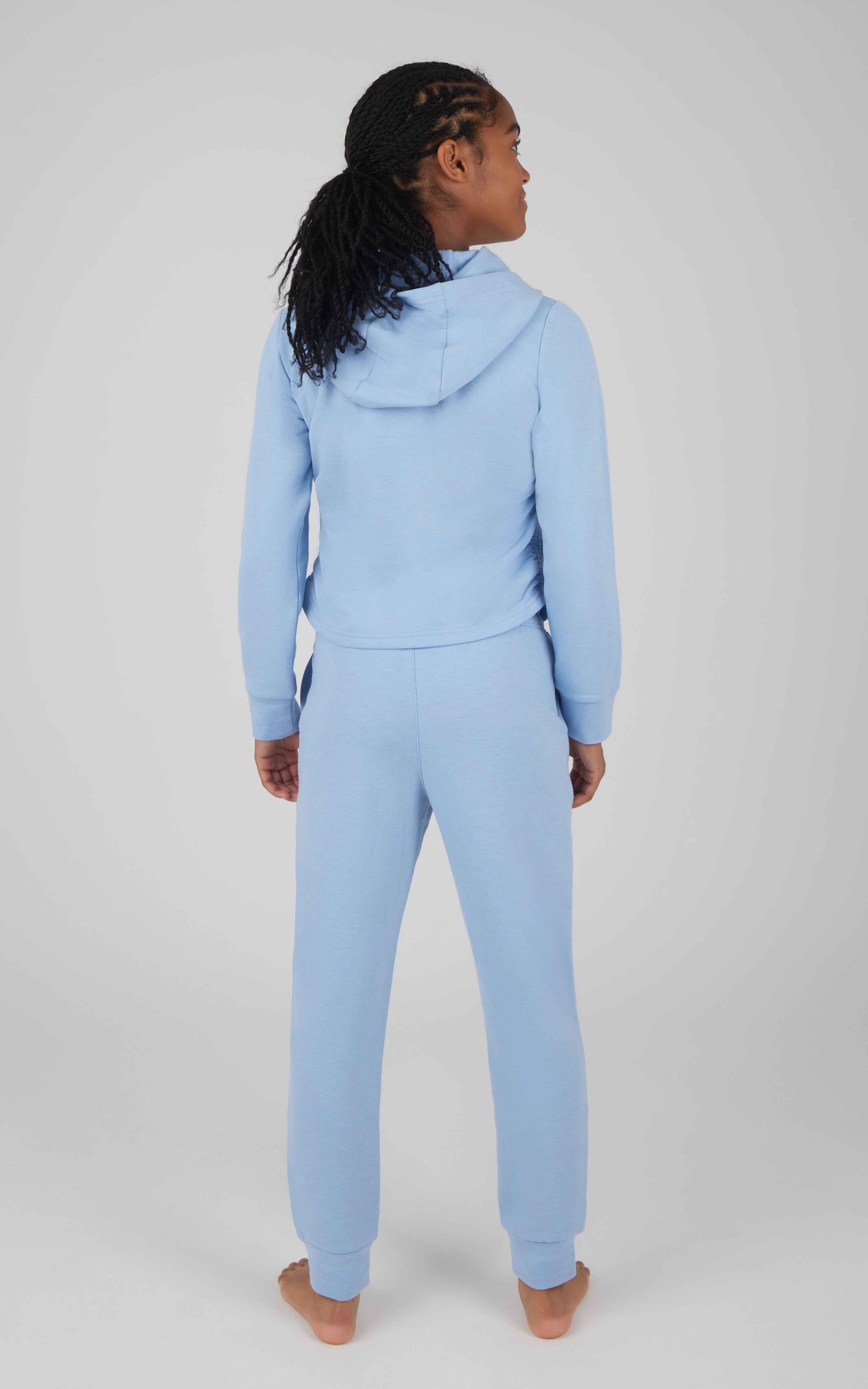 Girls 2 PC Terry Brushed Hoodie and Jogger