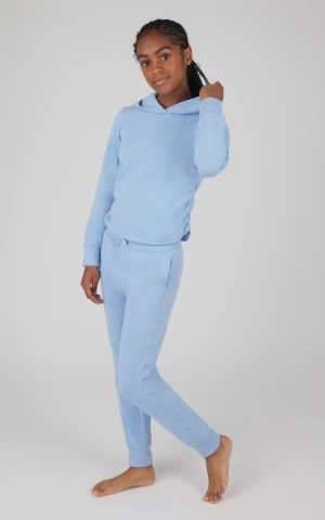 Girls 2 PC Terry Brushed Hoodie and Jogger