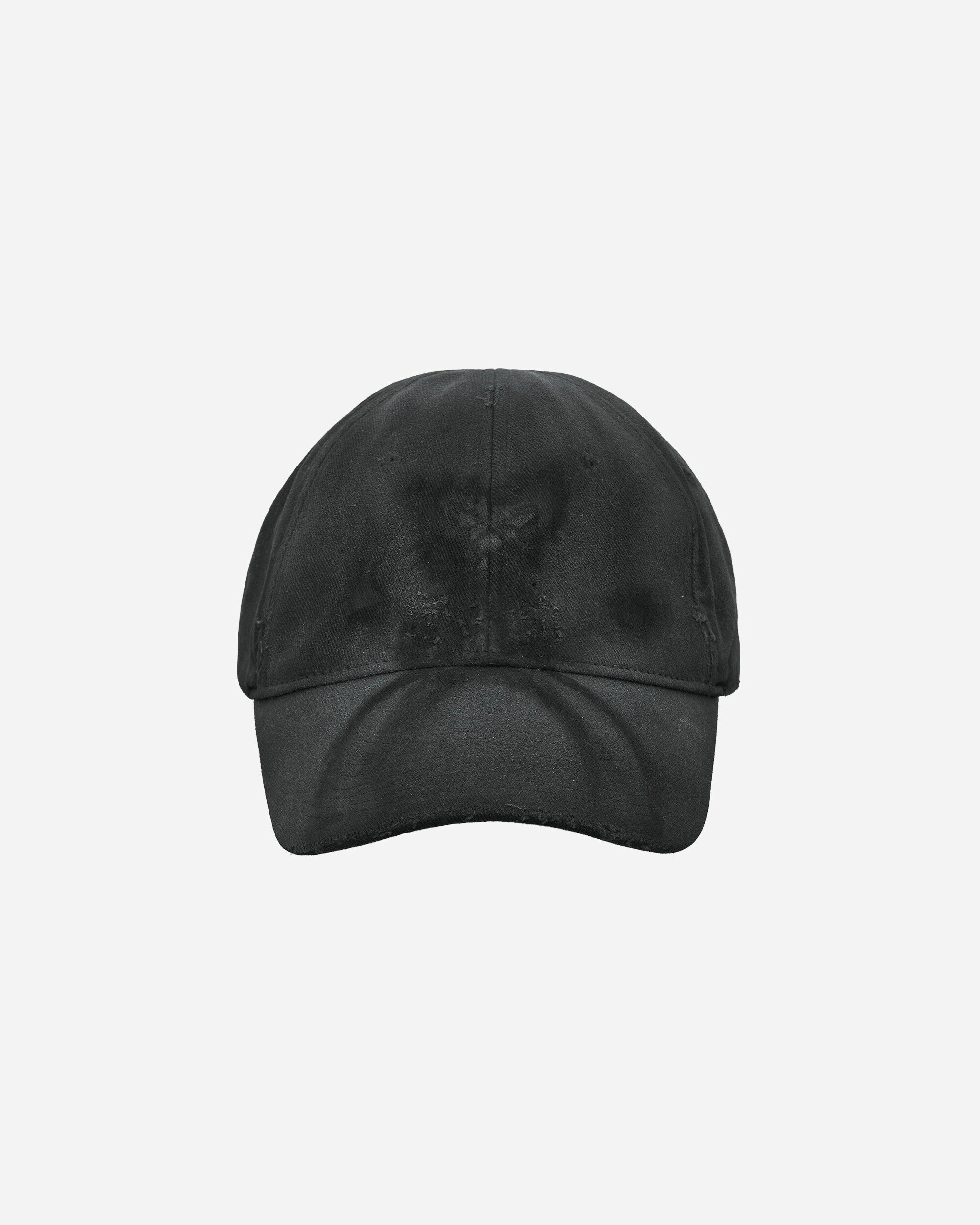 Hand-Inked Bone Script Cap Black