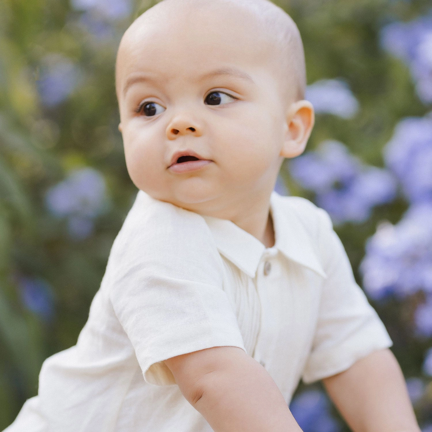 Henry Romper - White
