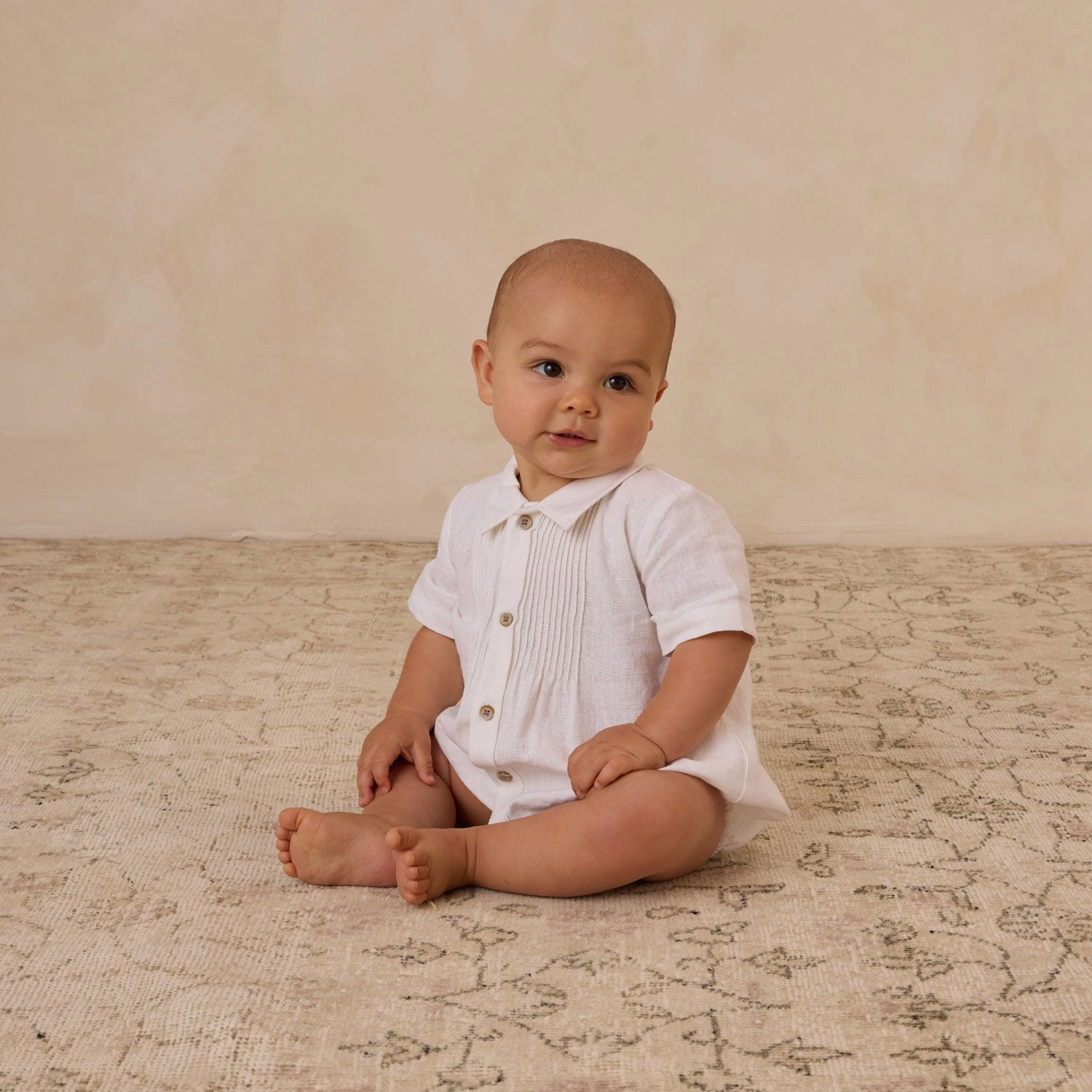 Henry Romper - White