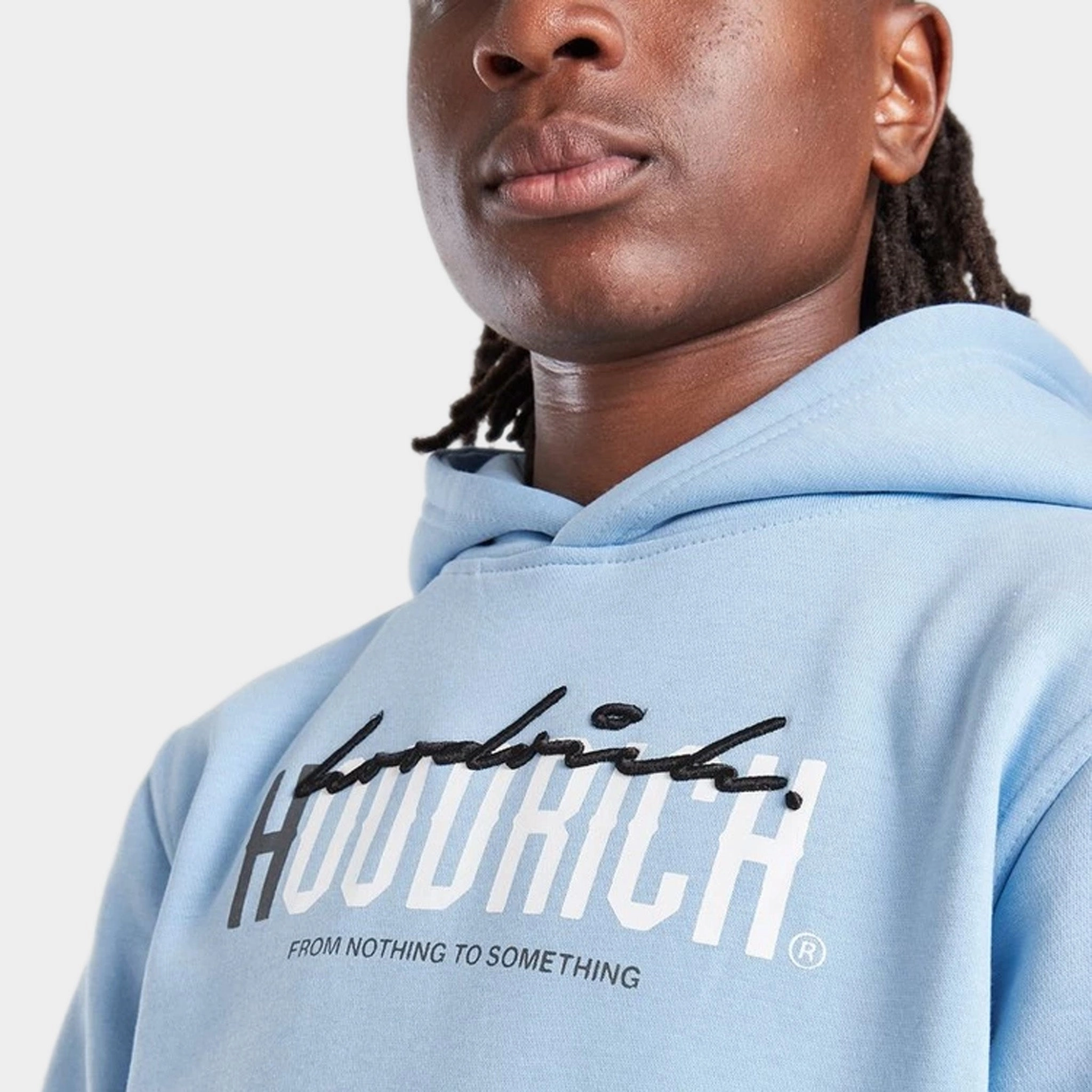 Hoodrich Junior Boys' Certify V2 Pullover Hoodie Clear Sky / White - Black