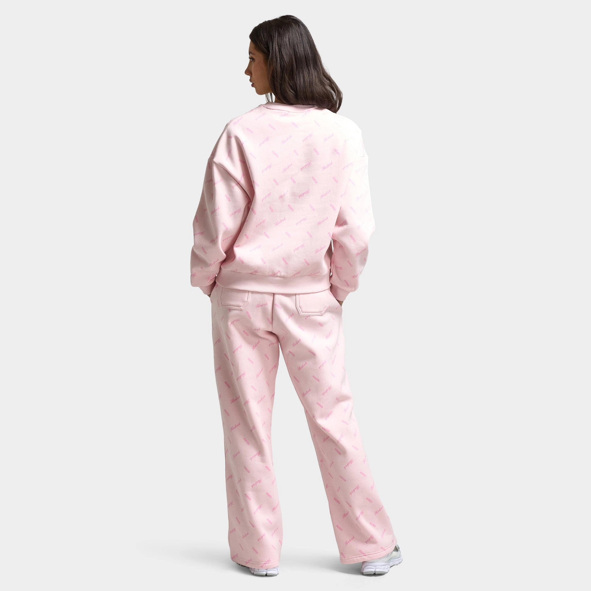 Hoodrich Women's Flock Oversized Sweatshirt Pink A Boo / Silver