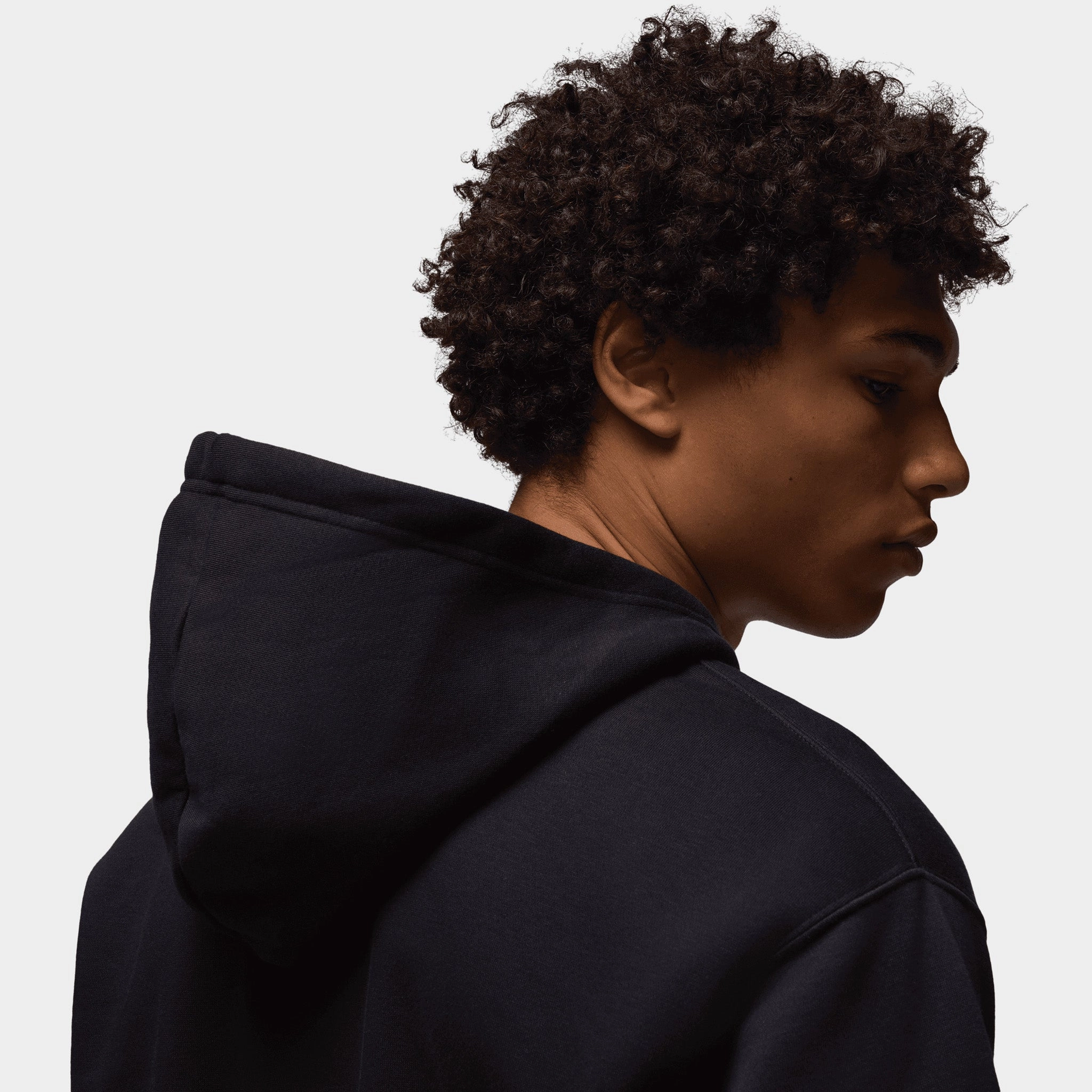 Jordan Brooklyn Fleece Pullover Hoodie Black / White