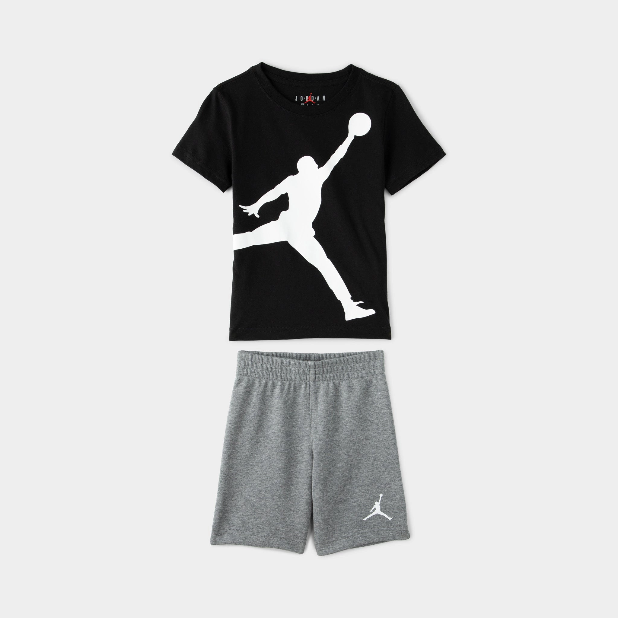 Jordan Child Boys' Jumpman Short Set / Carbon Heather
