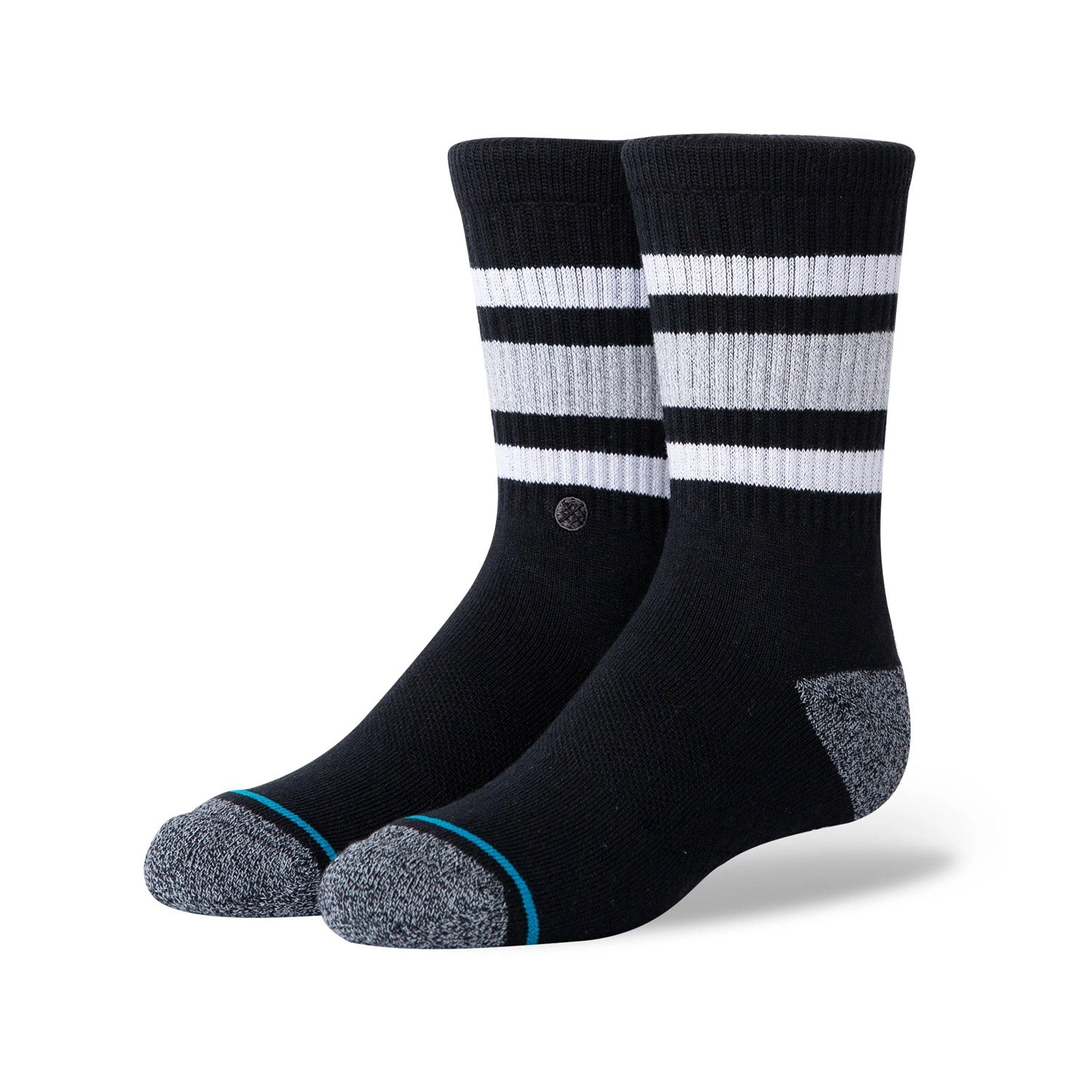 Kids' Crew Socks - Boyd ST Kids - Black