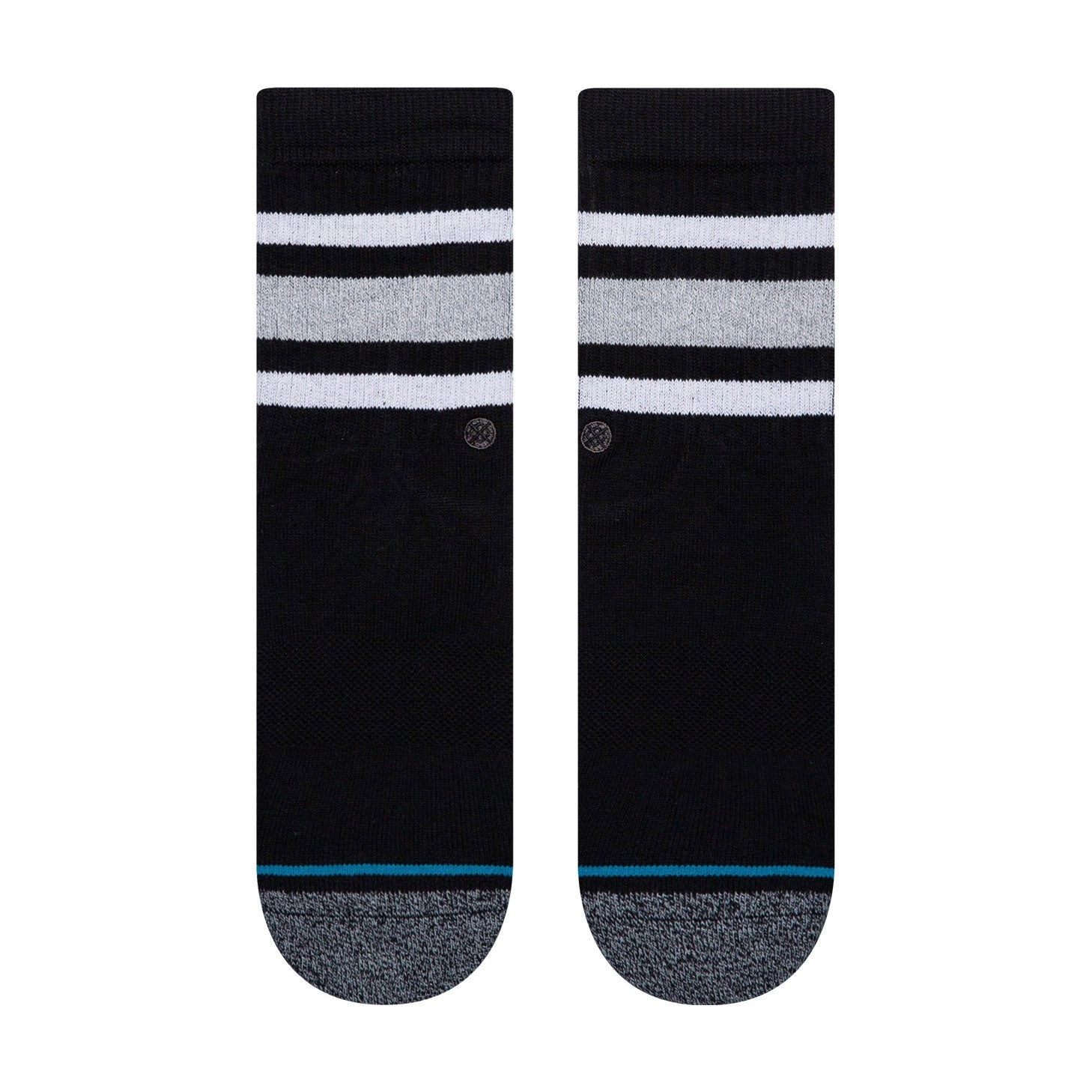 Kids' Crew Socks - Boyd ST Kids - Black