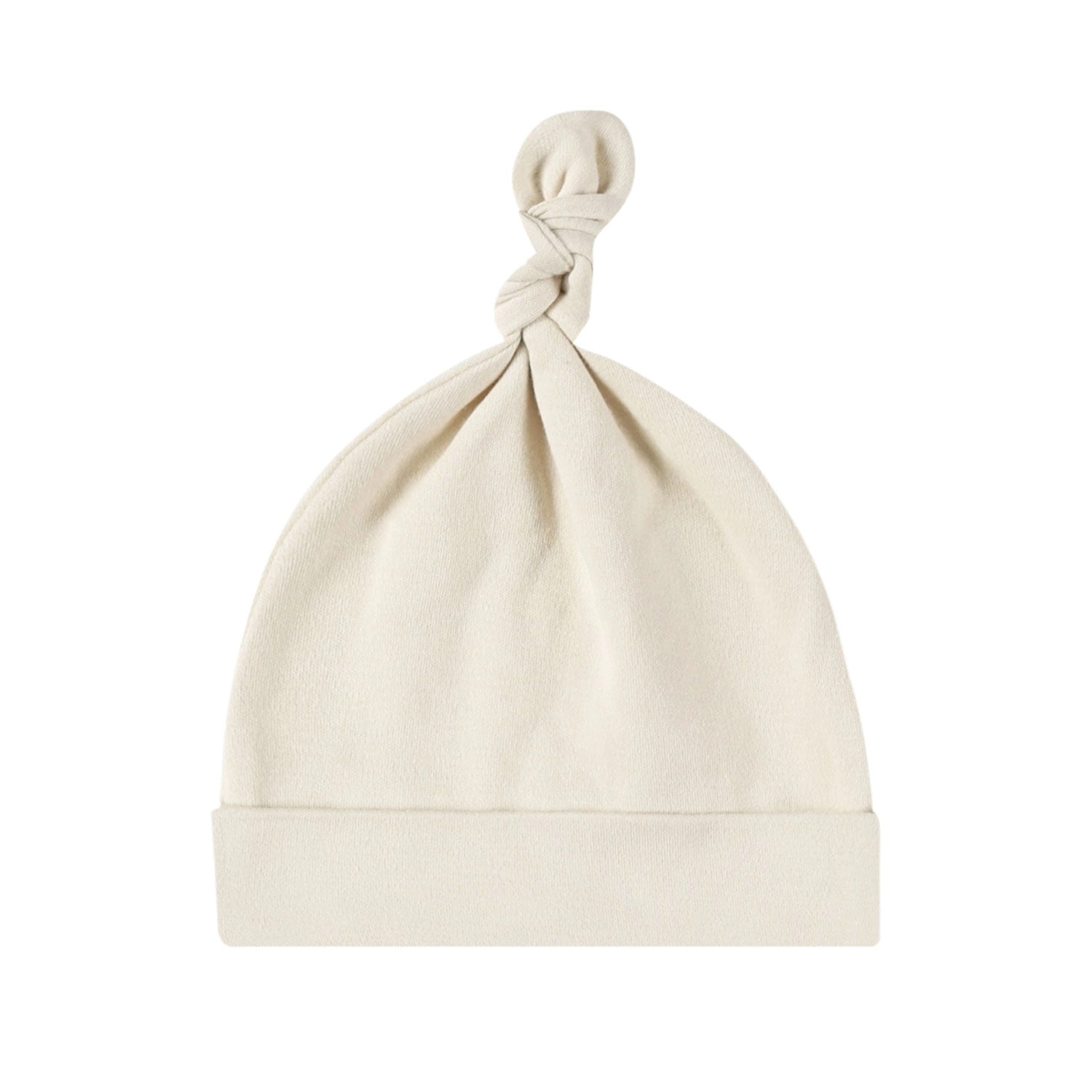 Knotted Baby Hat - 0-6M - Natural - FINAL SALE
