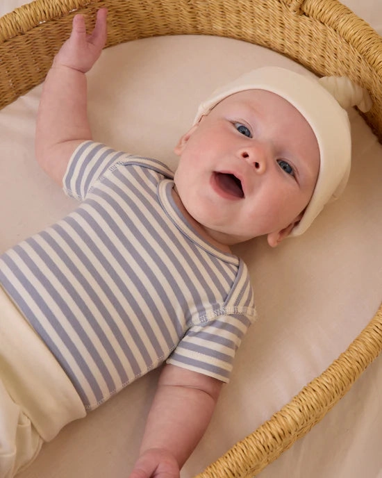 Knotted Baby Hat - Ivory
