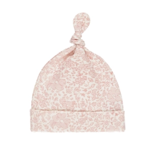 Knotted Baby Hat - Pink Blossom