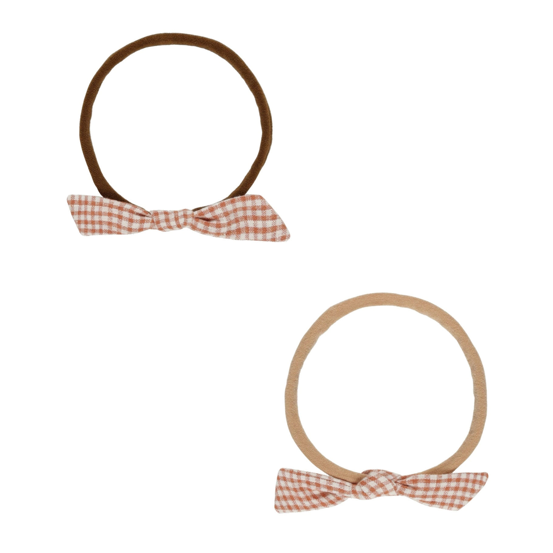 Little Knot Headband - Poppy Gingham