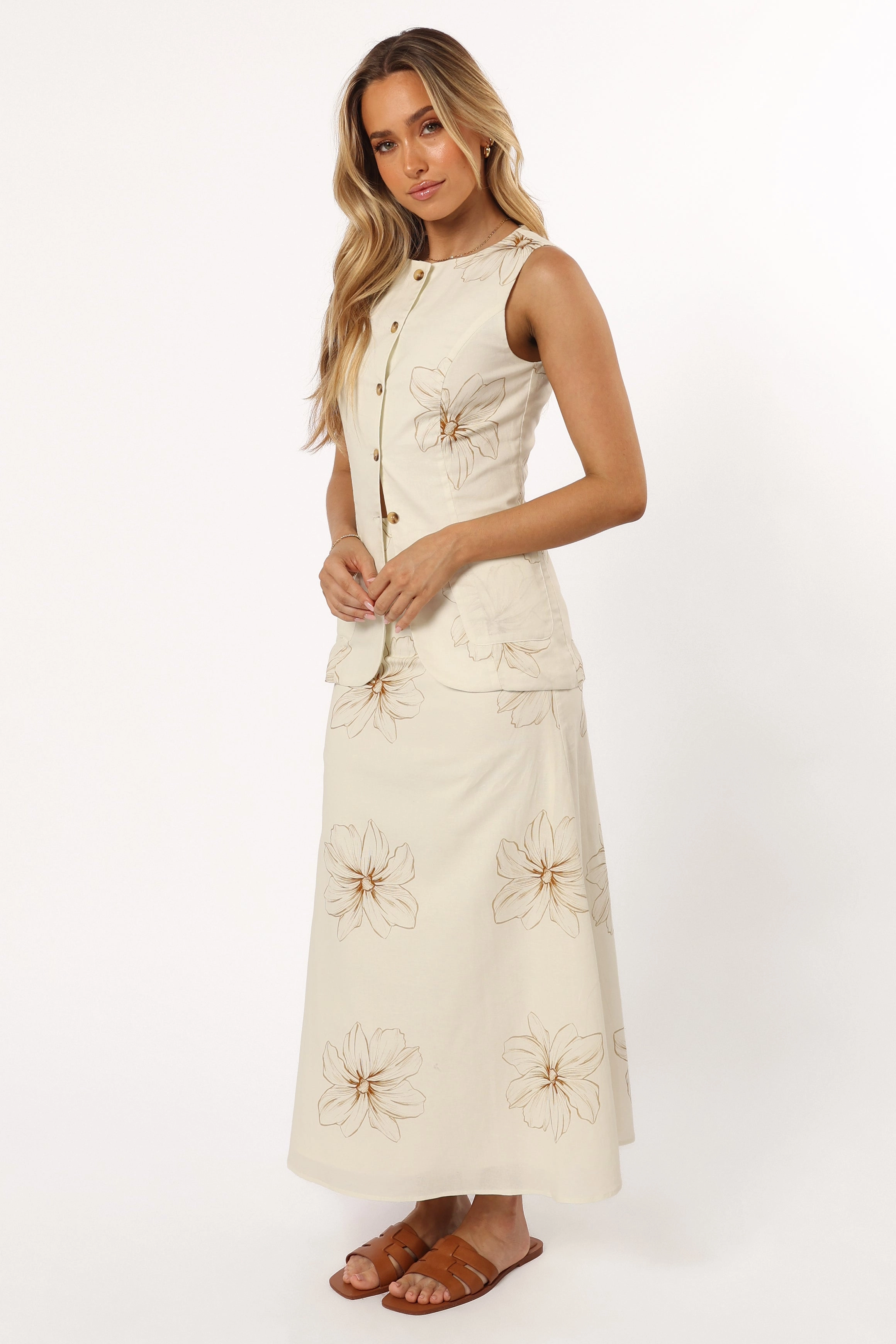 Luna Vest - Floral