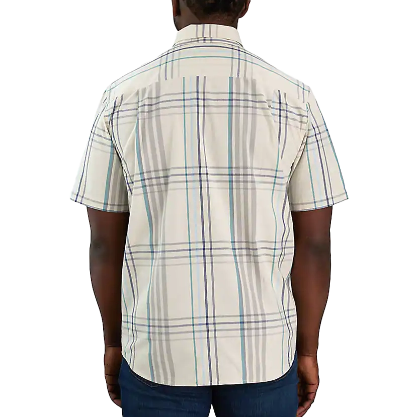 Men's Midweight Short Sleeve Plaid Shirt
