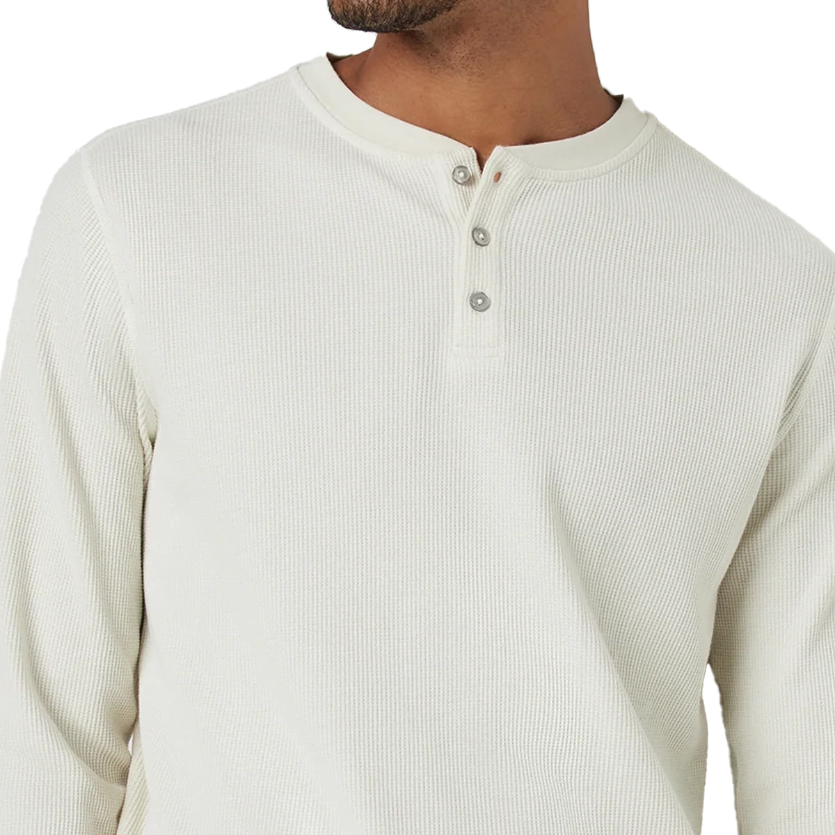 Men's Waffle Henley