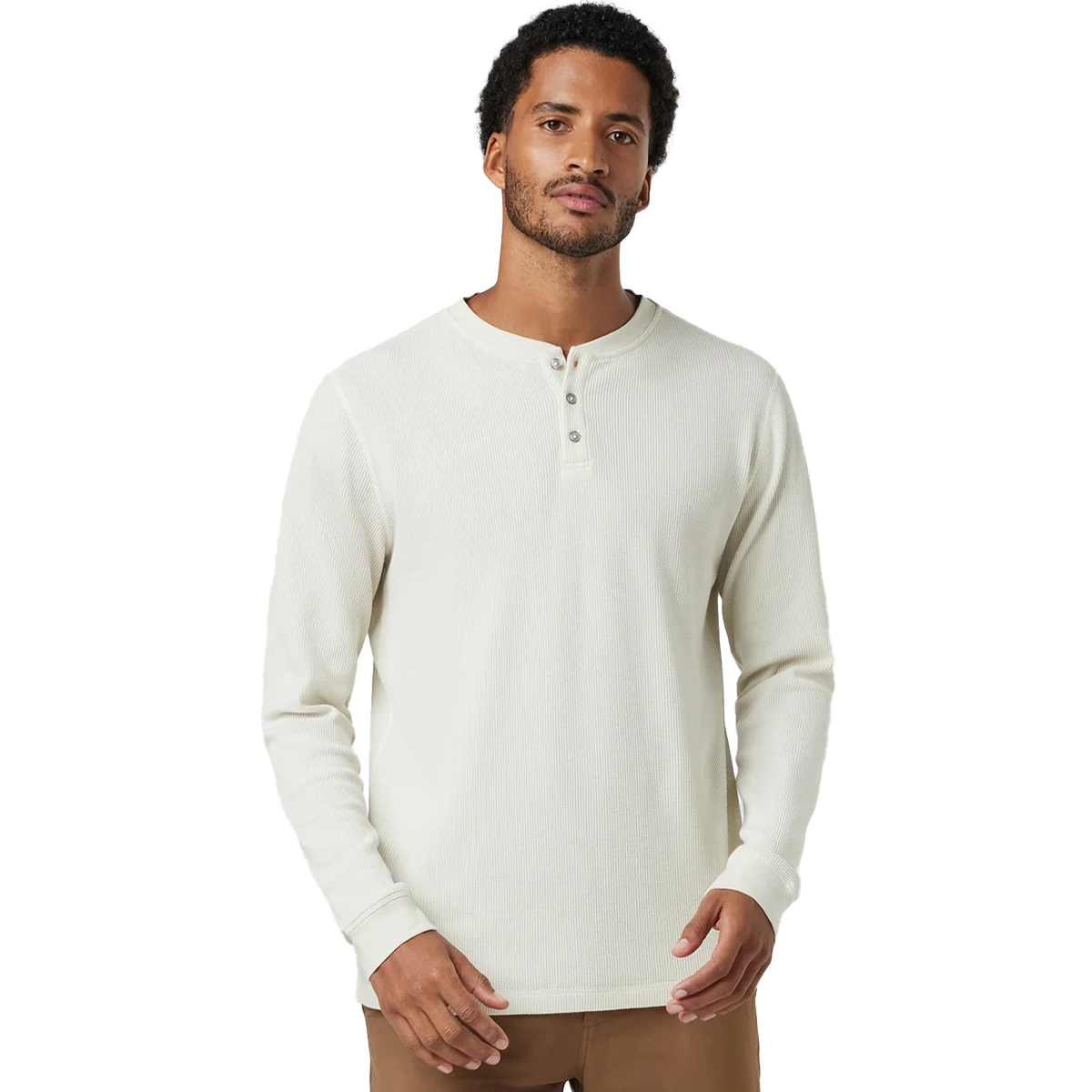 Men's Waffle Henley