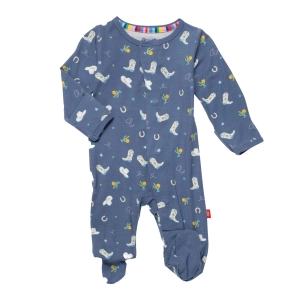 Modal Magnetic Footie - Rodeo Drive Blue