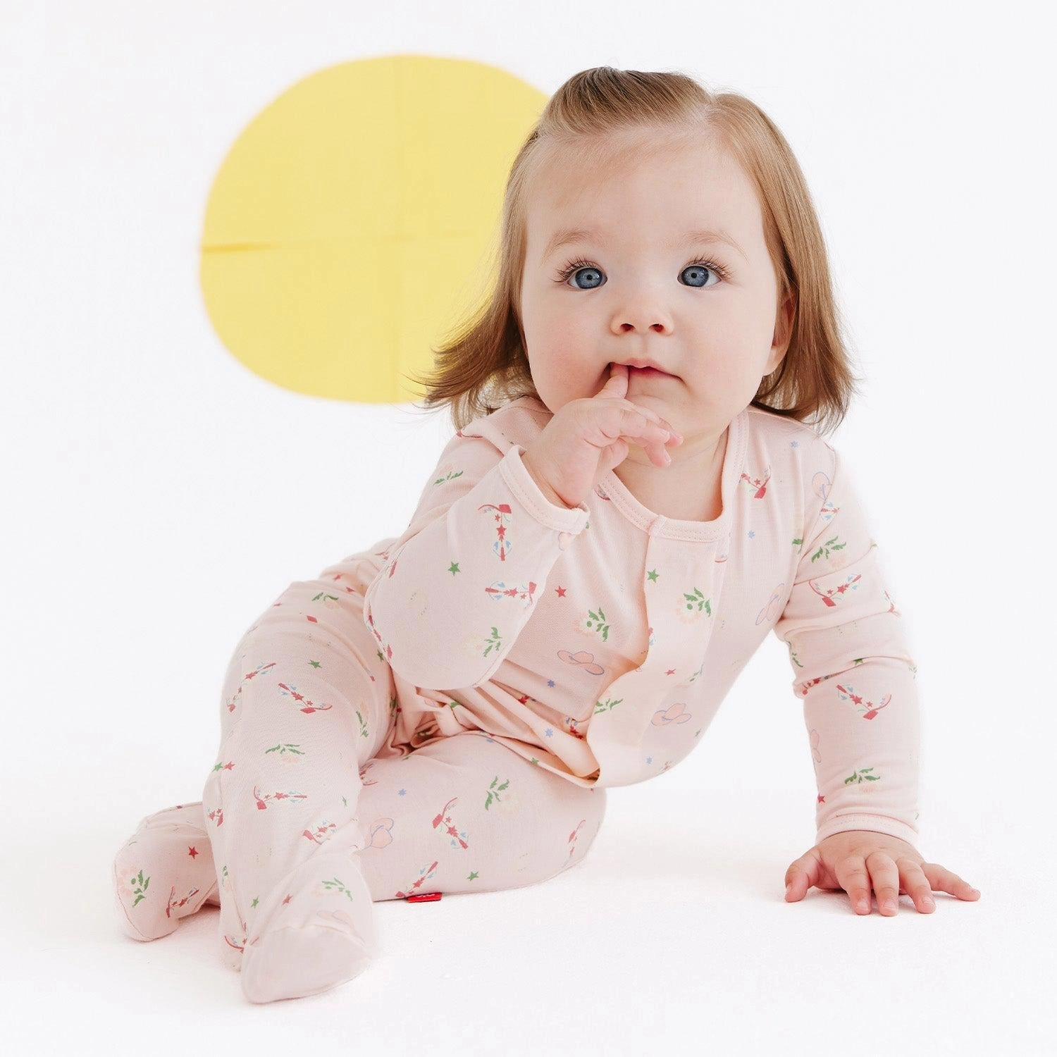 Modal Magnetic Footie - Rodeo Drive Pink